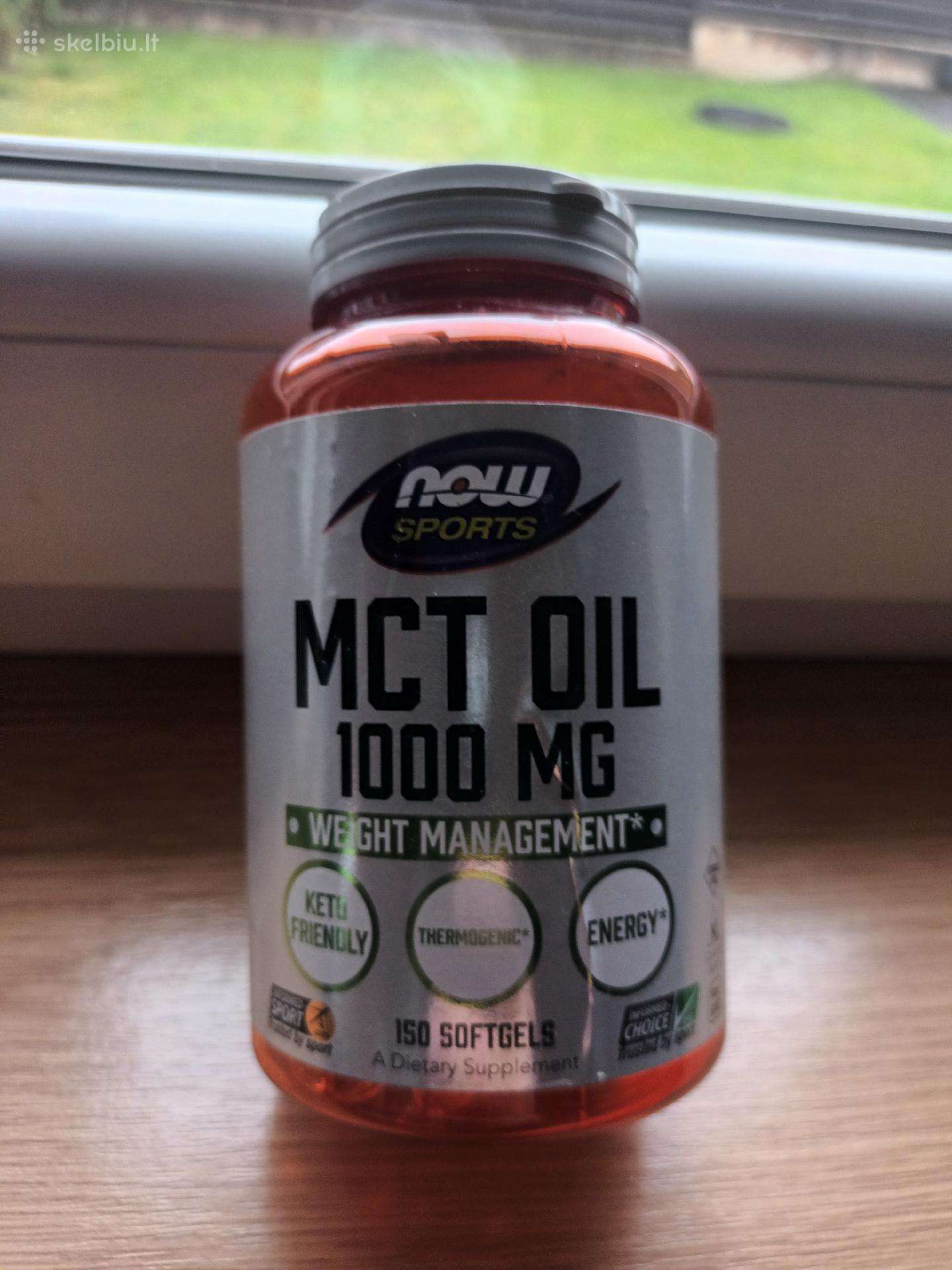 Parduodu Mct aliejaus kapsules (1000 mg)