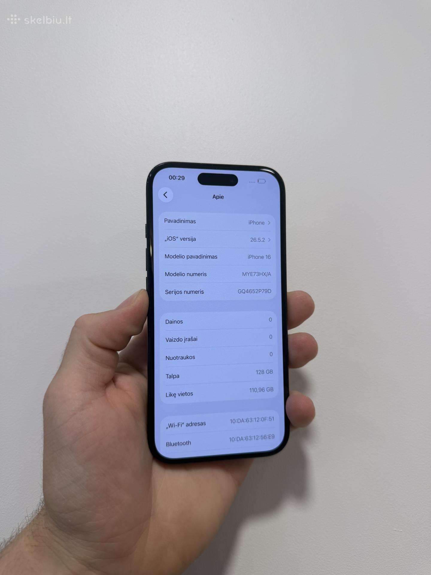 iPhone 16 128