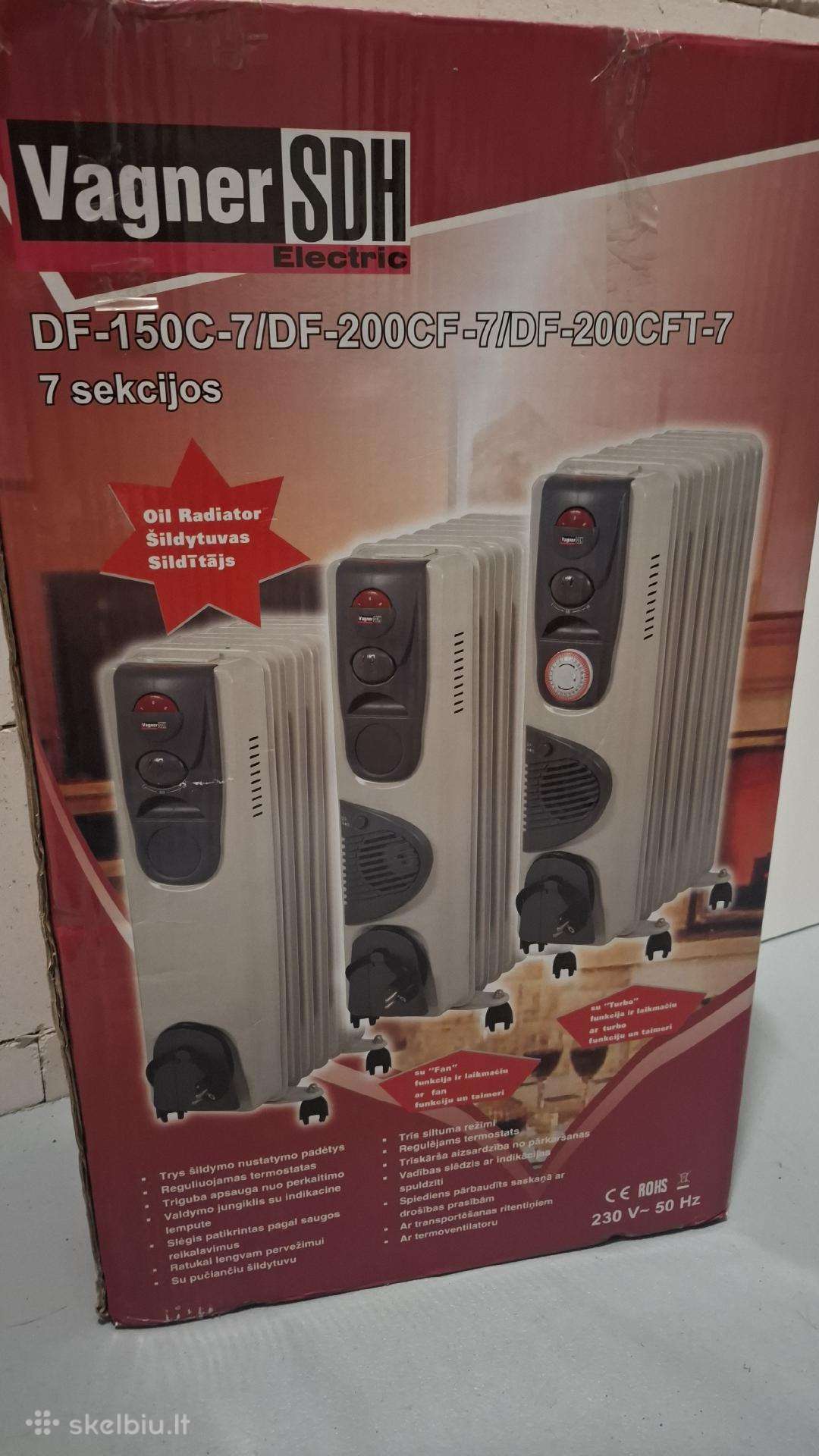 Tepalinis elektrinis šildytuvas, radiatorius