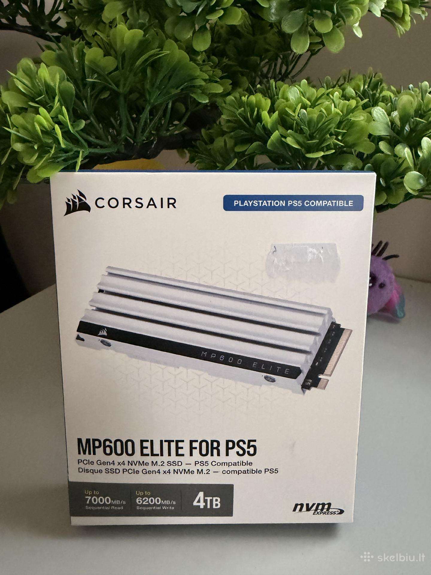 Naujas SSD diskas Corsair Mp600 Elite 4tb