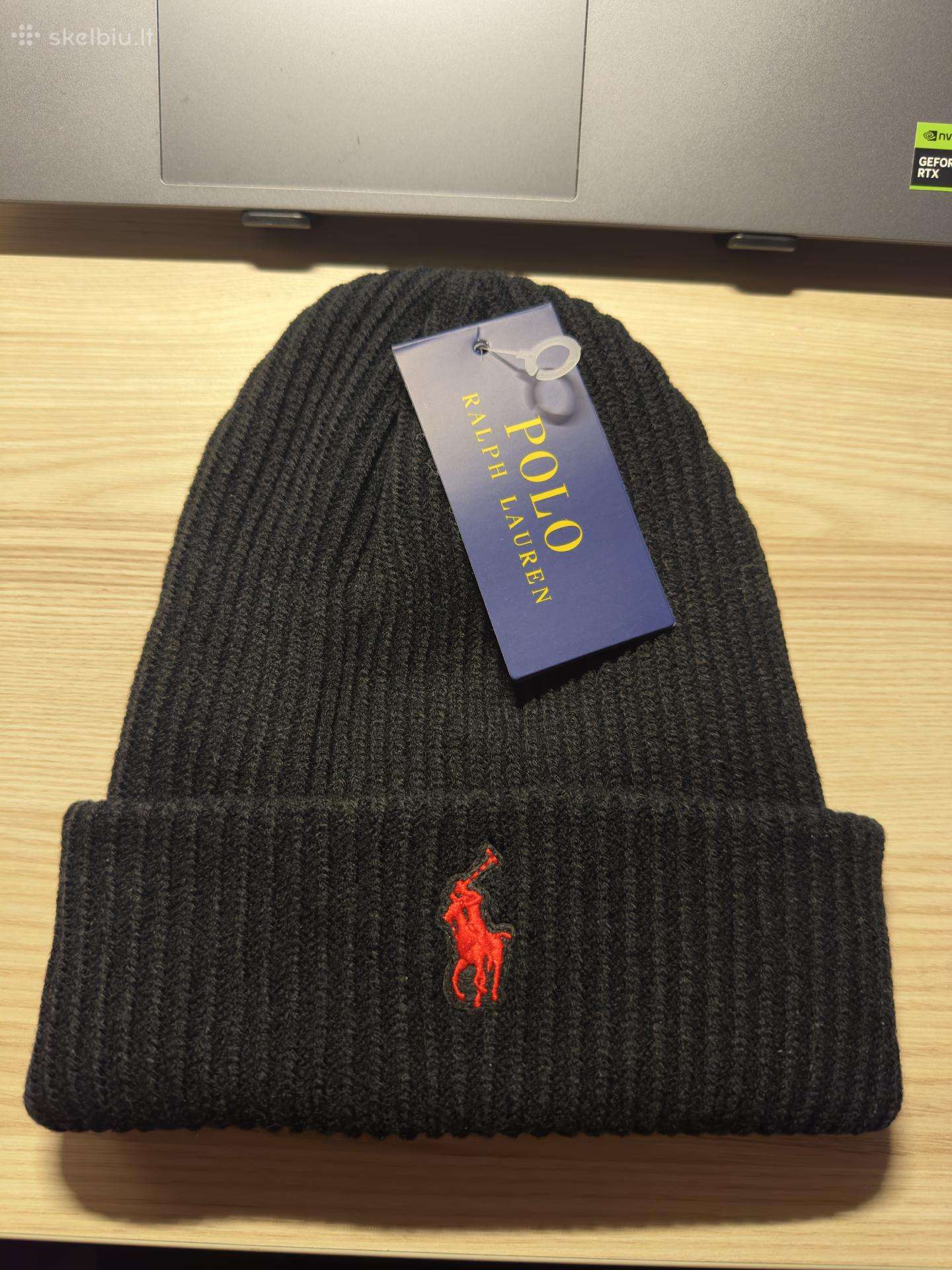 Ralph Lauren juoda žieminė kepurė