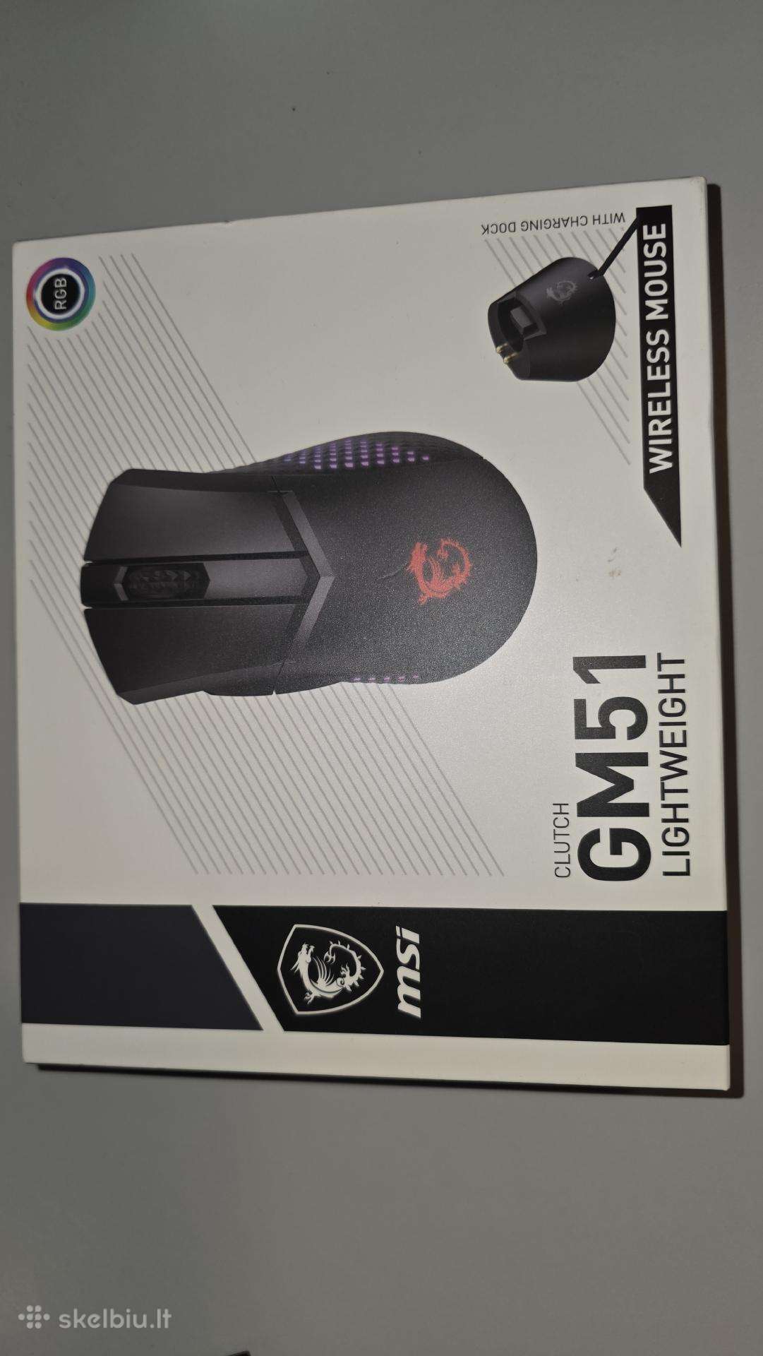 Msi Gm51 Wireless Pelė