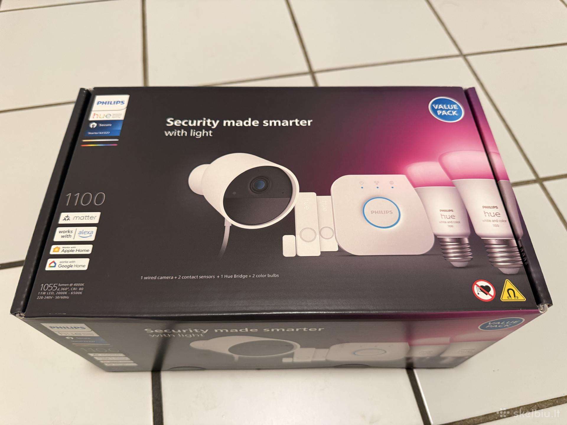 Philips Hue Secure Starter-set Naujas neispakuota