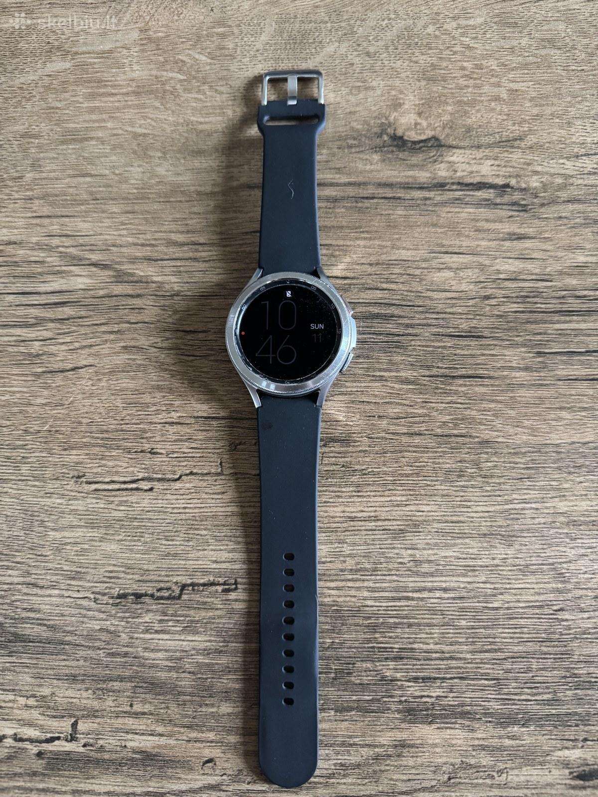 Samsung Galaxy Watch 4 Classic 46mm, sidabrinis