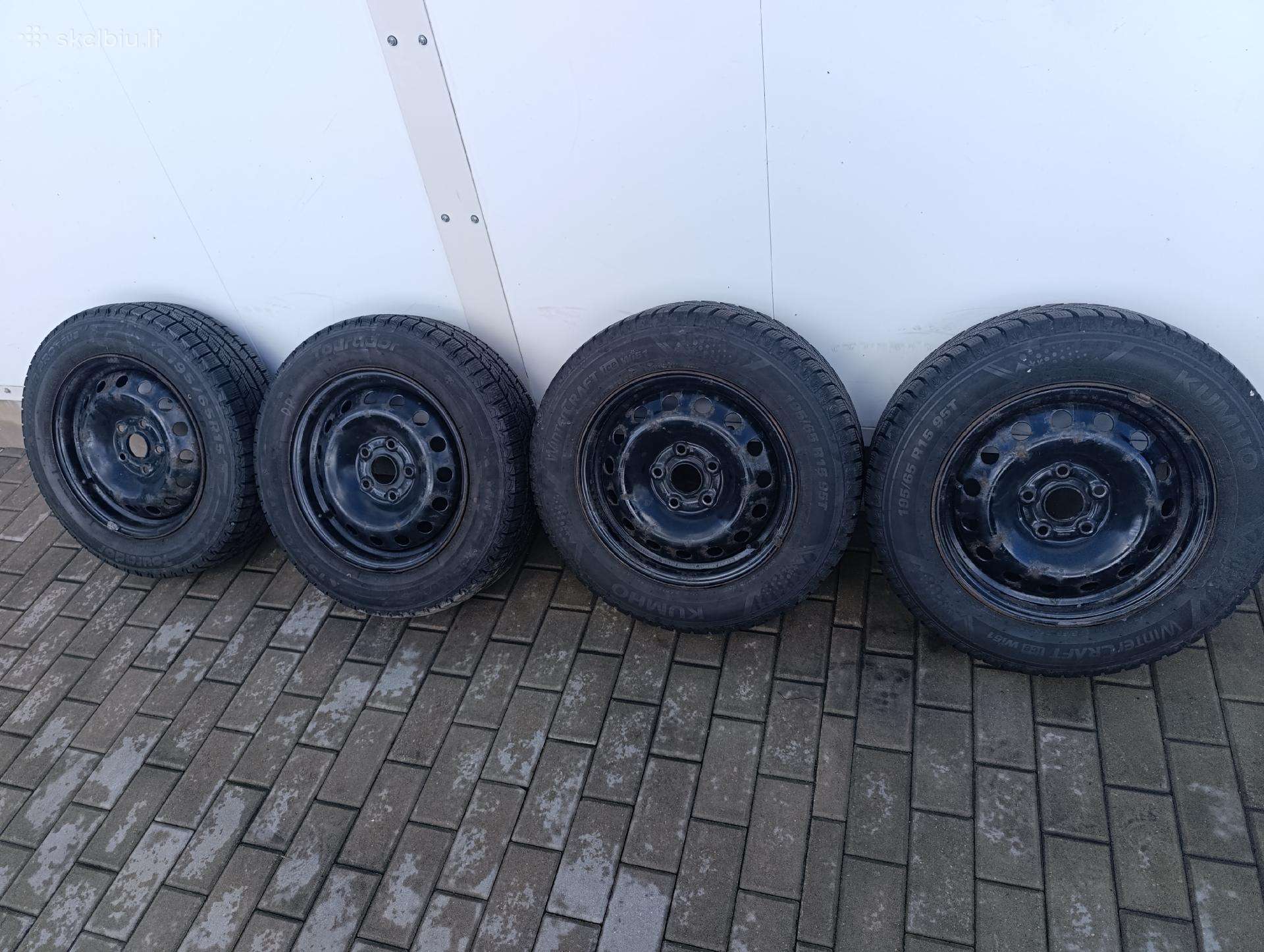 195/65 R15 ratlankiai su padangomis 5x112
