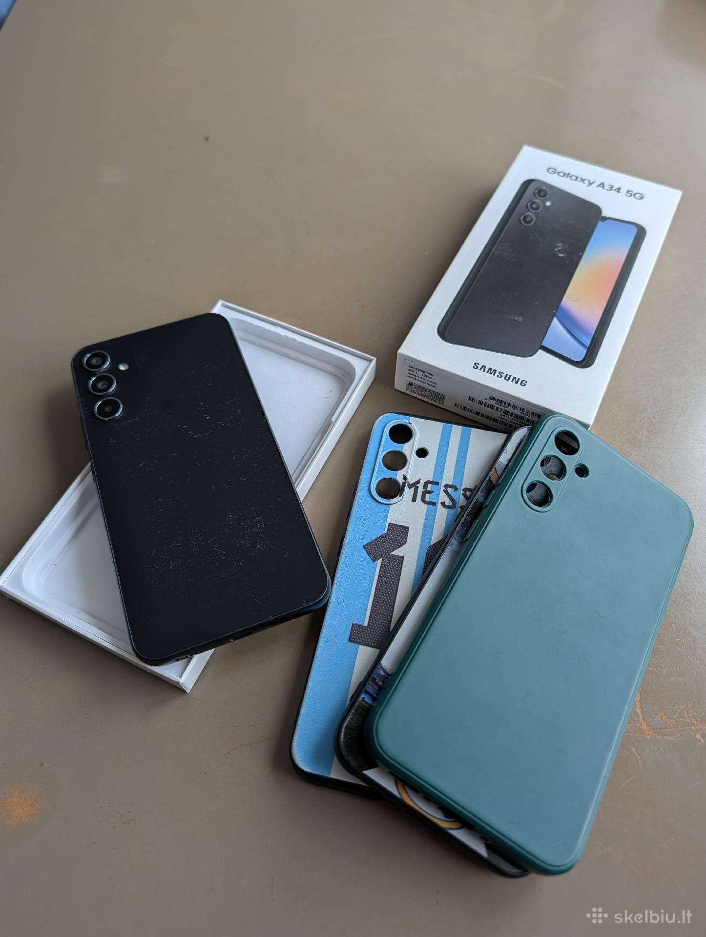Samsung A34 5G juodas 128gb