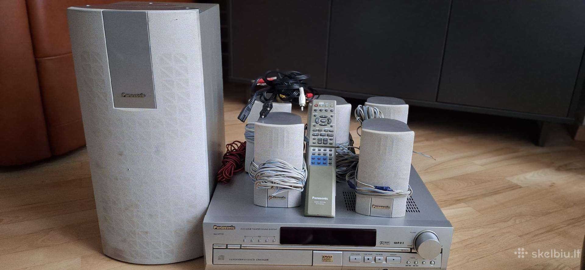 Parduodu veikiančią namų kino sistemą Panasonic