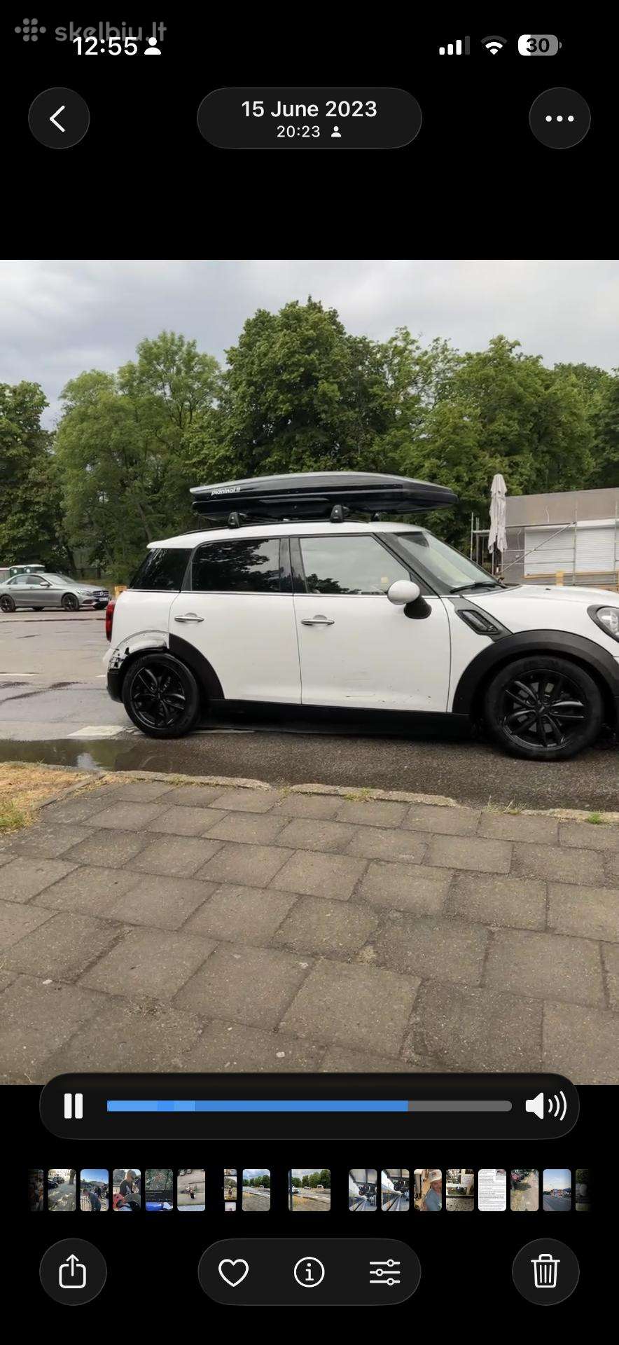 Parduodu Thule Mini R60 skersinius