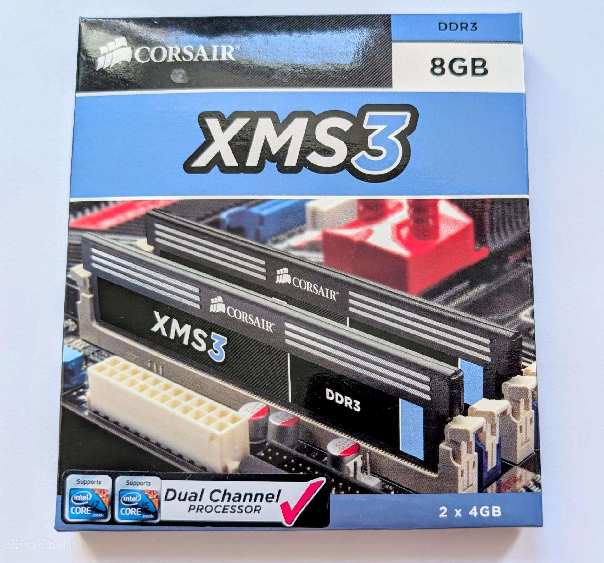 Corsair Xms3 16gb (4x 4gb) Ddr3 RAM Kit 1600mhz C9