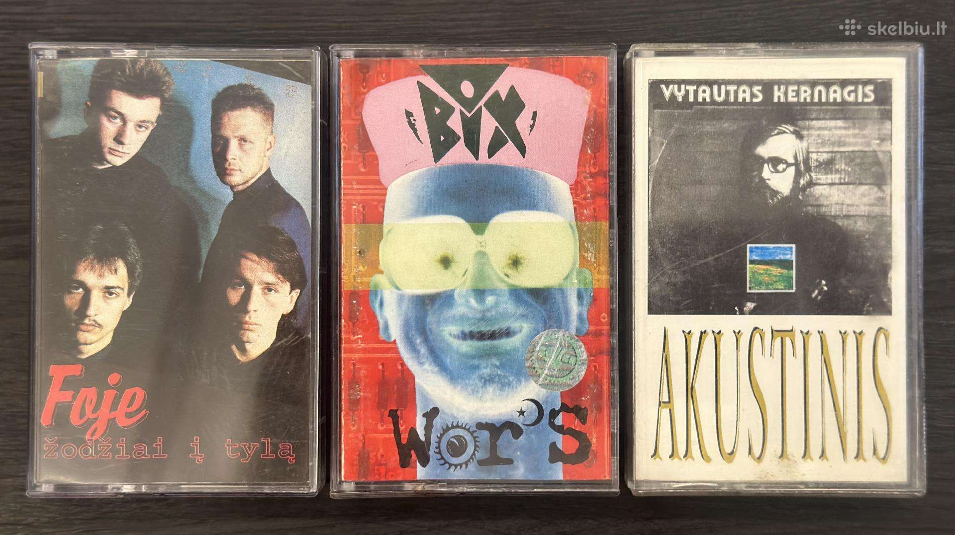 Bix, Foje, Kernagis – originalios audio kasetės (B