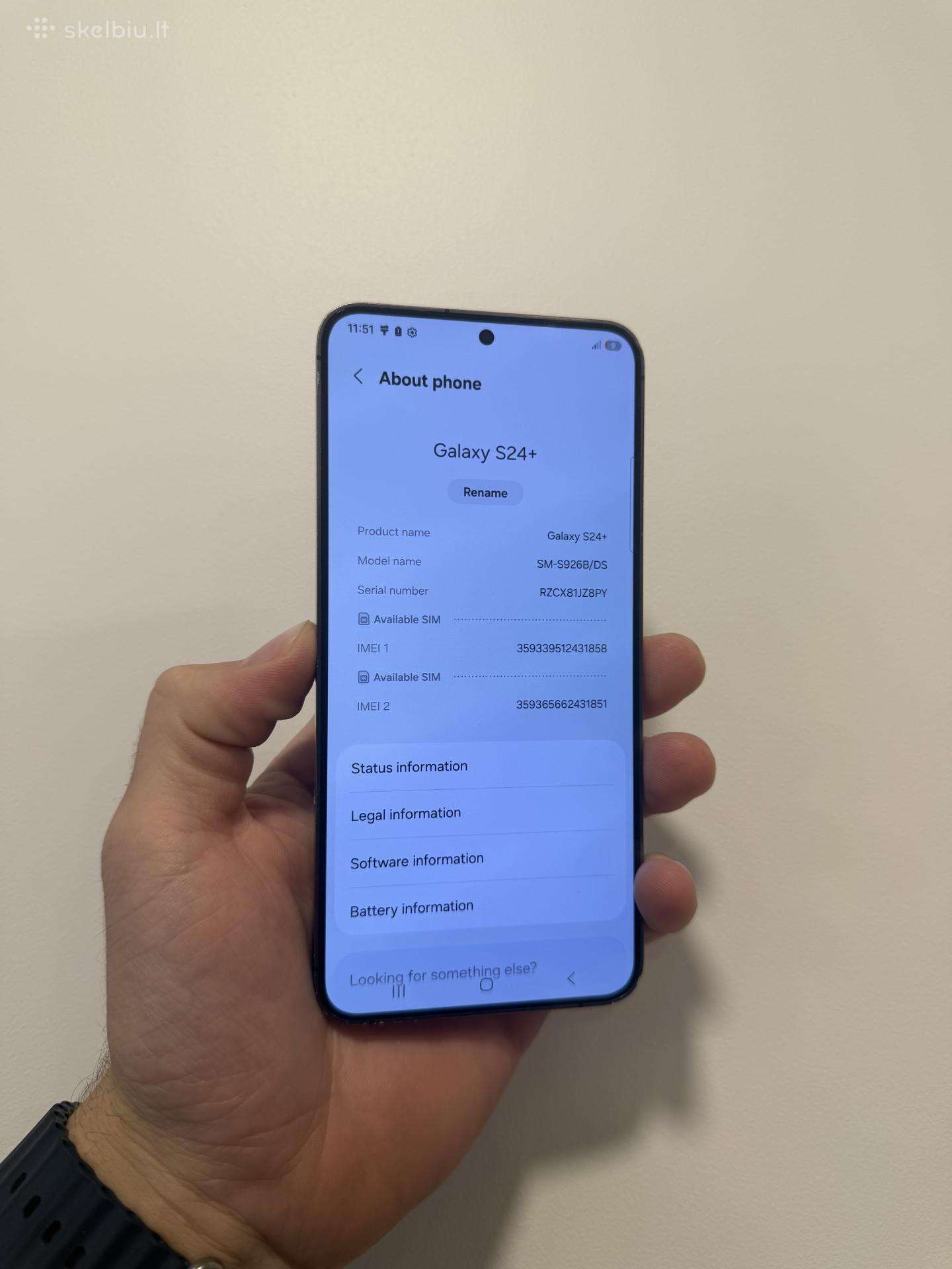 Galaxy s24 + 256