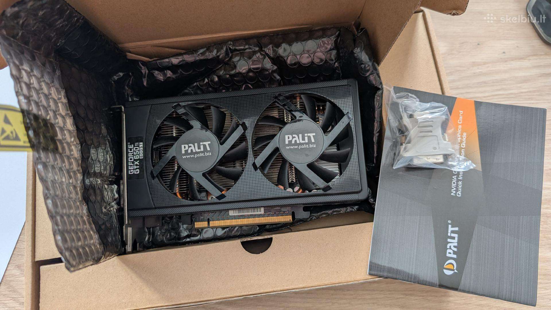 Palit Geforce Gtx650ti Boost 2gb Gdrr5 Plokštė