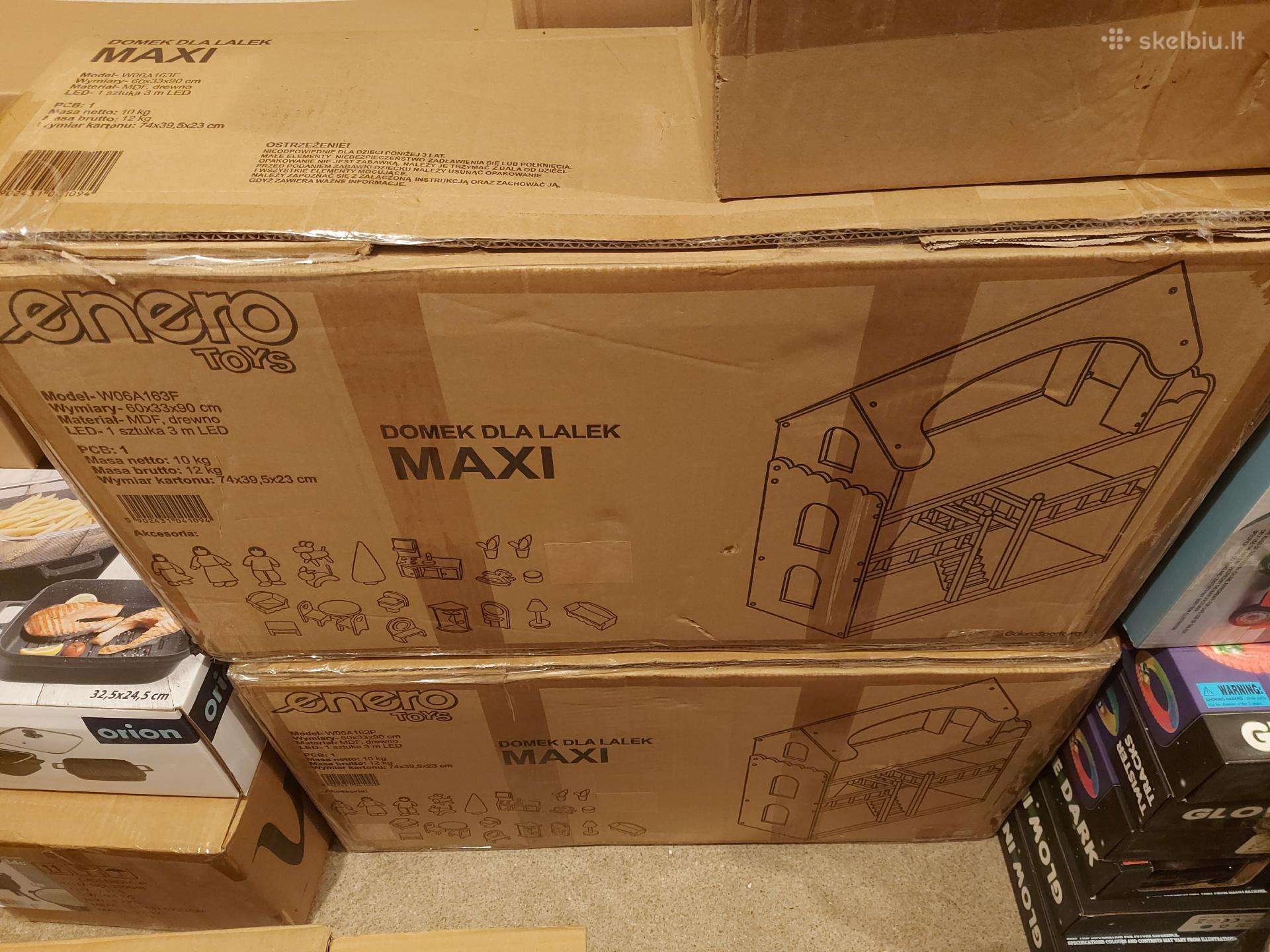 Enero Toys Maxi“ medinis lėlių namelis