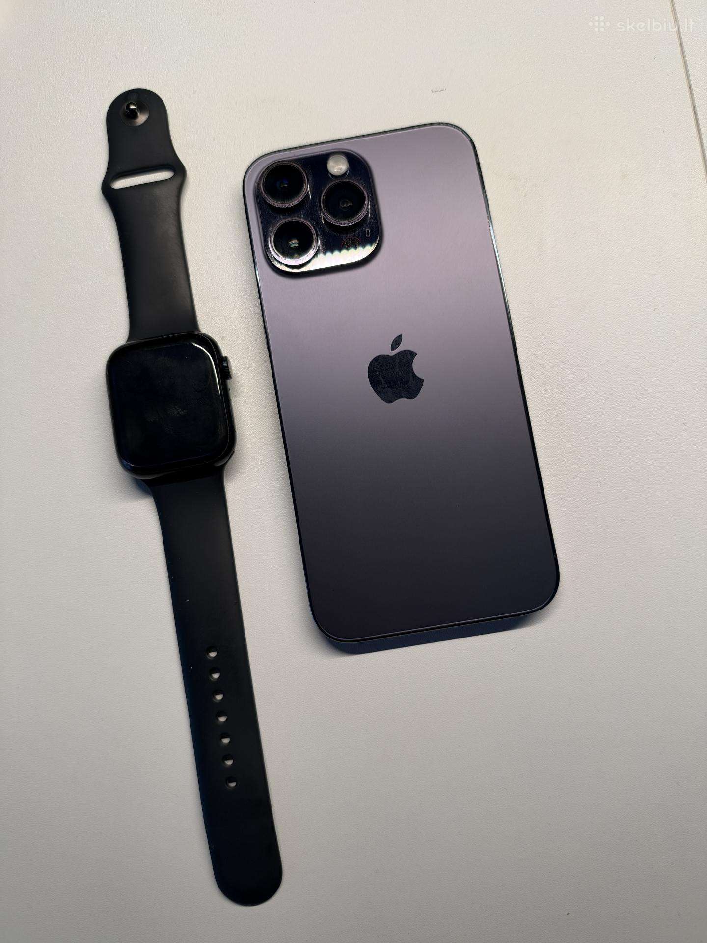 iPhone 14 pro max 256 GB su aaple watch 8