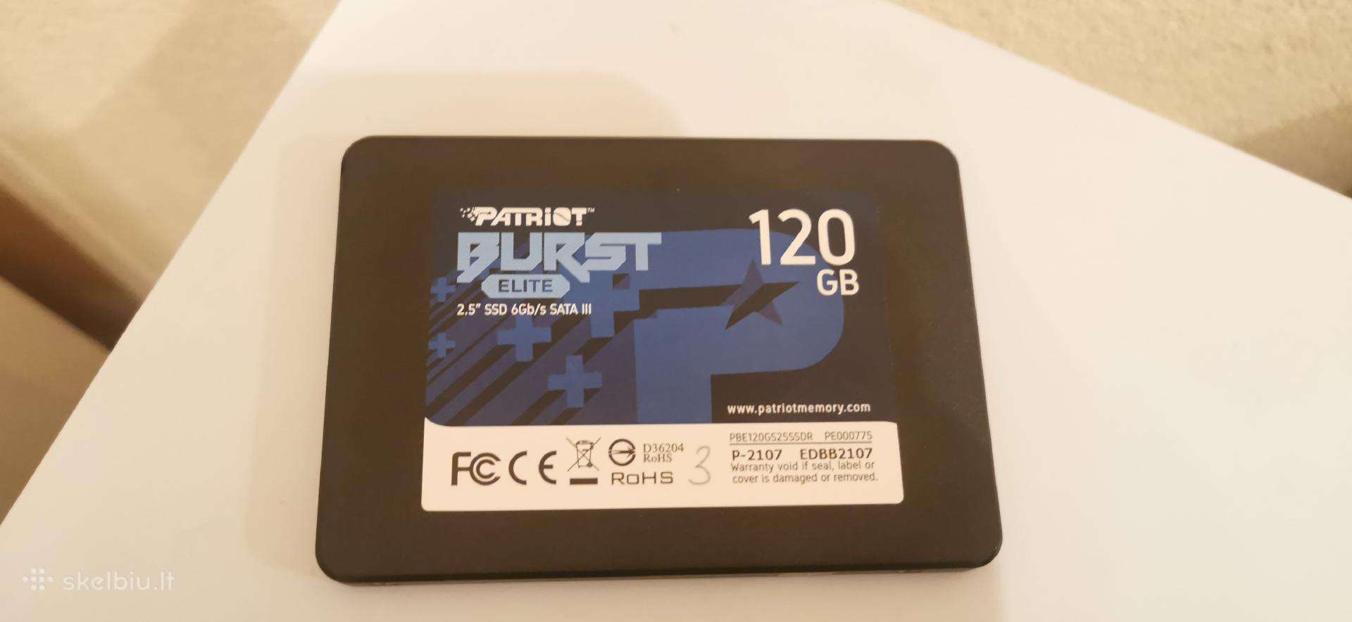 Patriot Burst Elite SSD 120 GB kietasis diskas