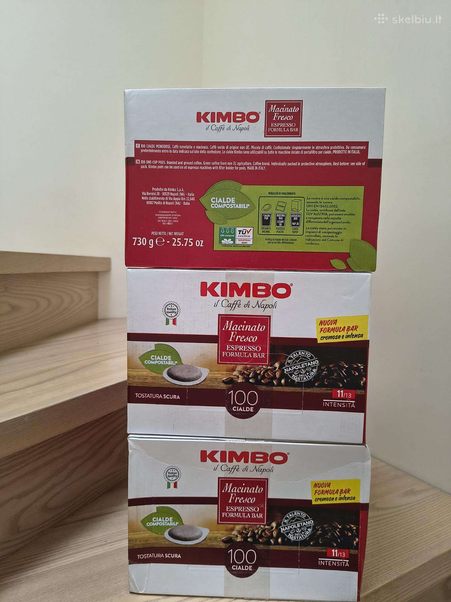Kimbo Macinato Fresco E.s.e. kavos kapsulės/tablet