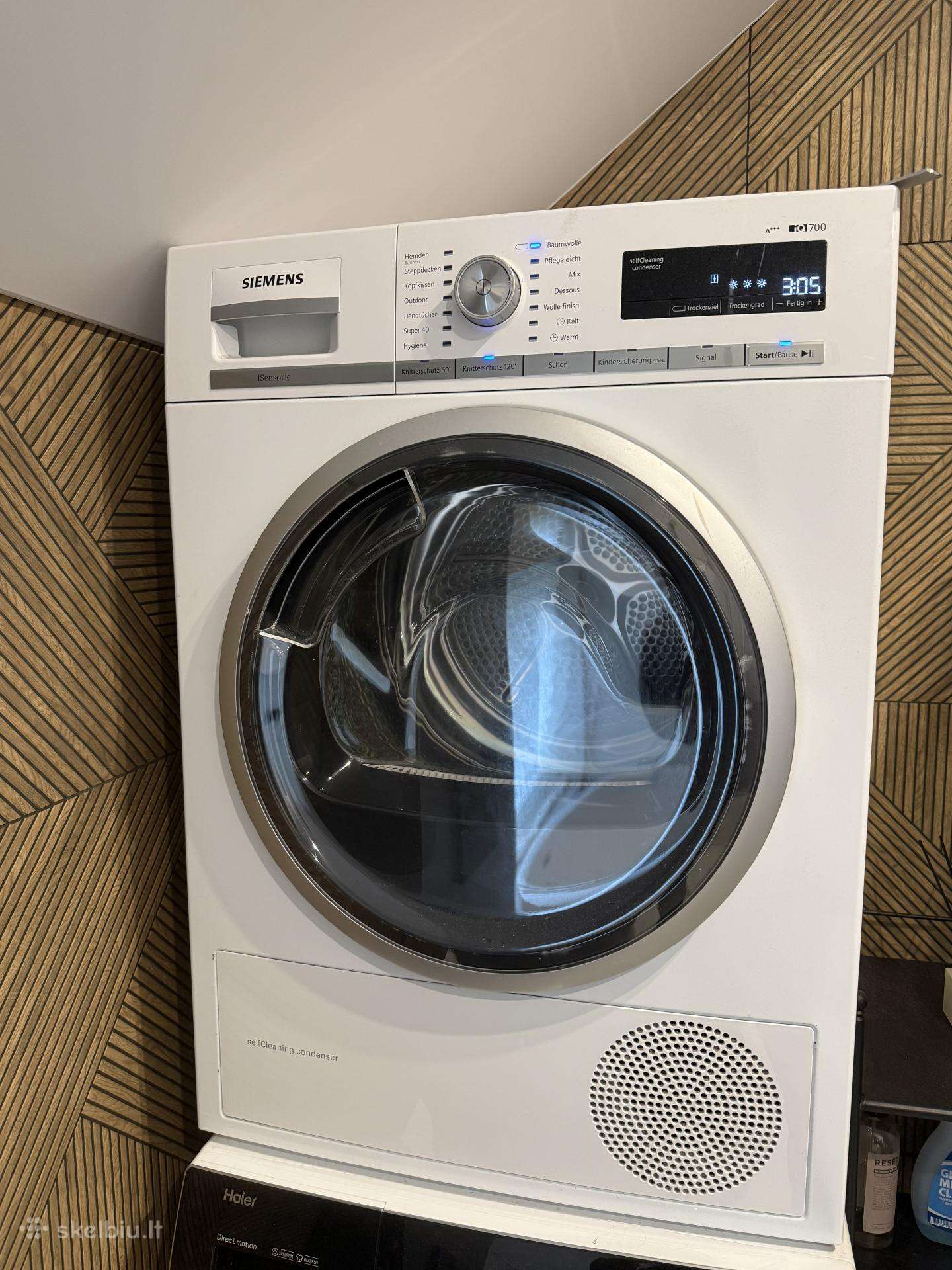 Džiovyklė Siemens iq700
