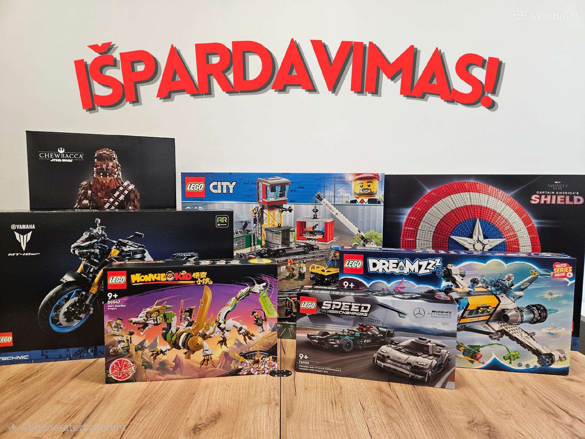 Išparduodu naujus originalius Lego pigiau!