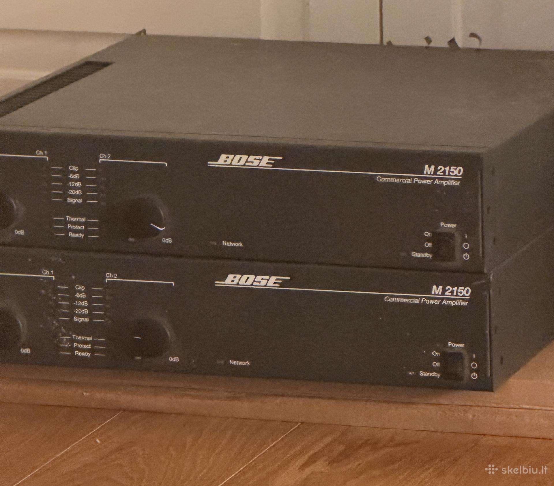 Profesionali audio įranga Bose, dbx, Behringer
