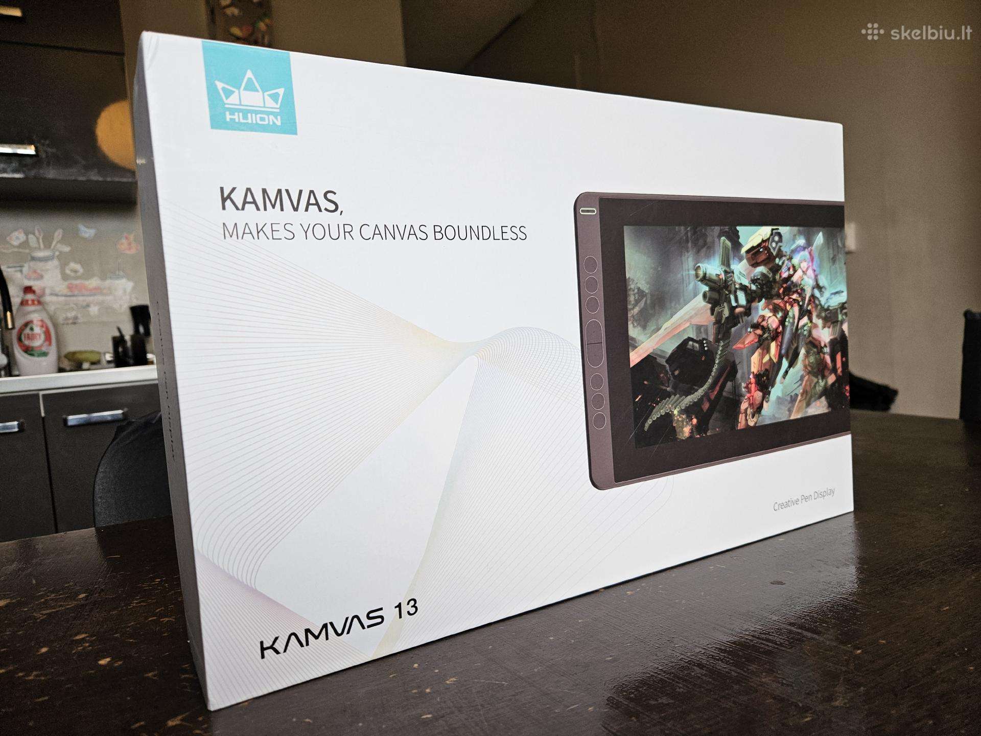 Nauja Huion Kamvas 13 grafinė planšetė
