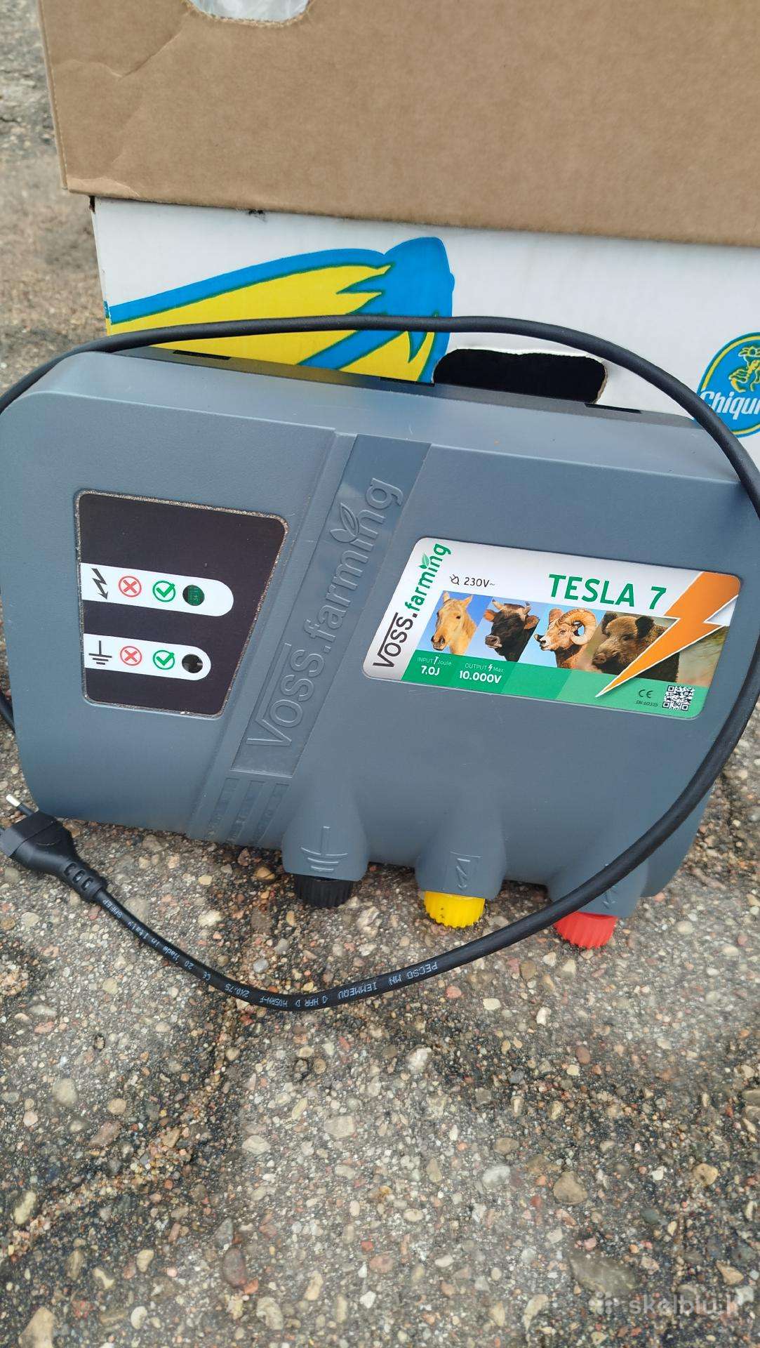 Voss farming Tesla 7 elektrinis piemuo