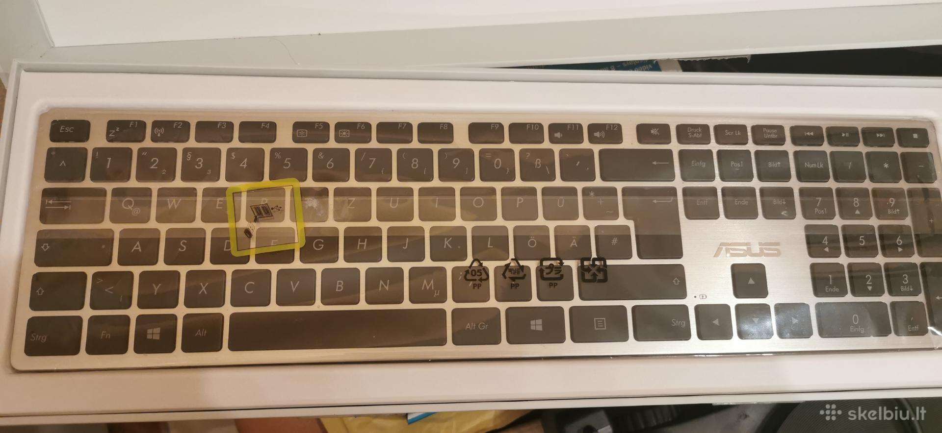 Belaidė Asus klaviatūra + pelė dovanu!