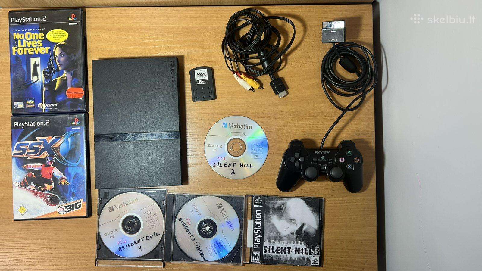 Ps2 slim atristas + zaidimai