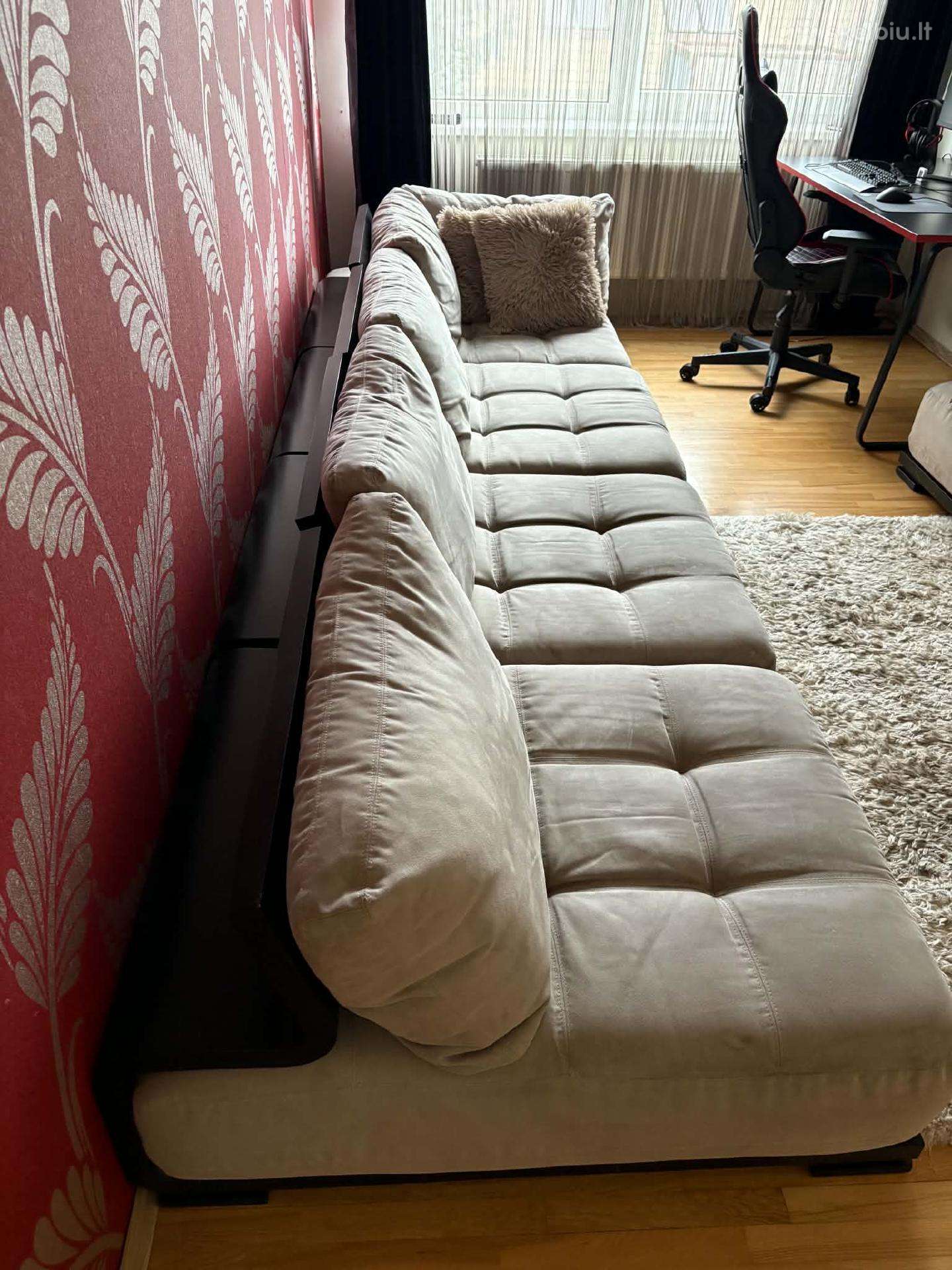 5 dalių modulinė sofa – labai minkšta ir patogi