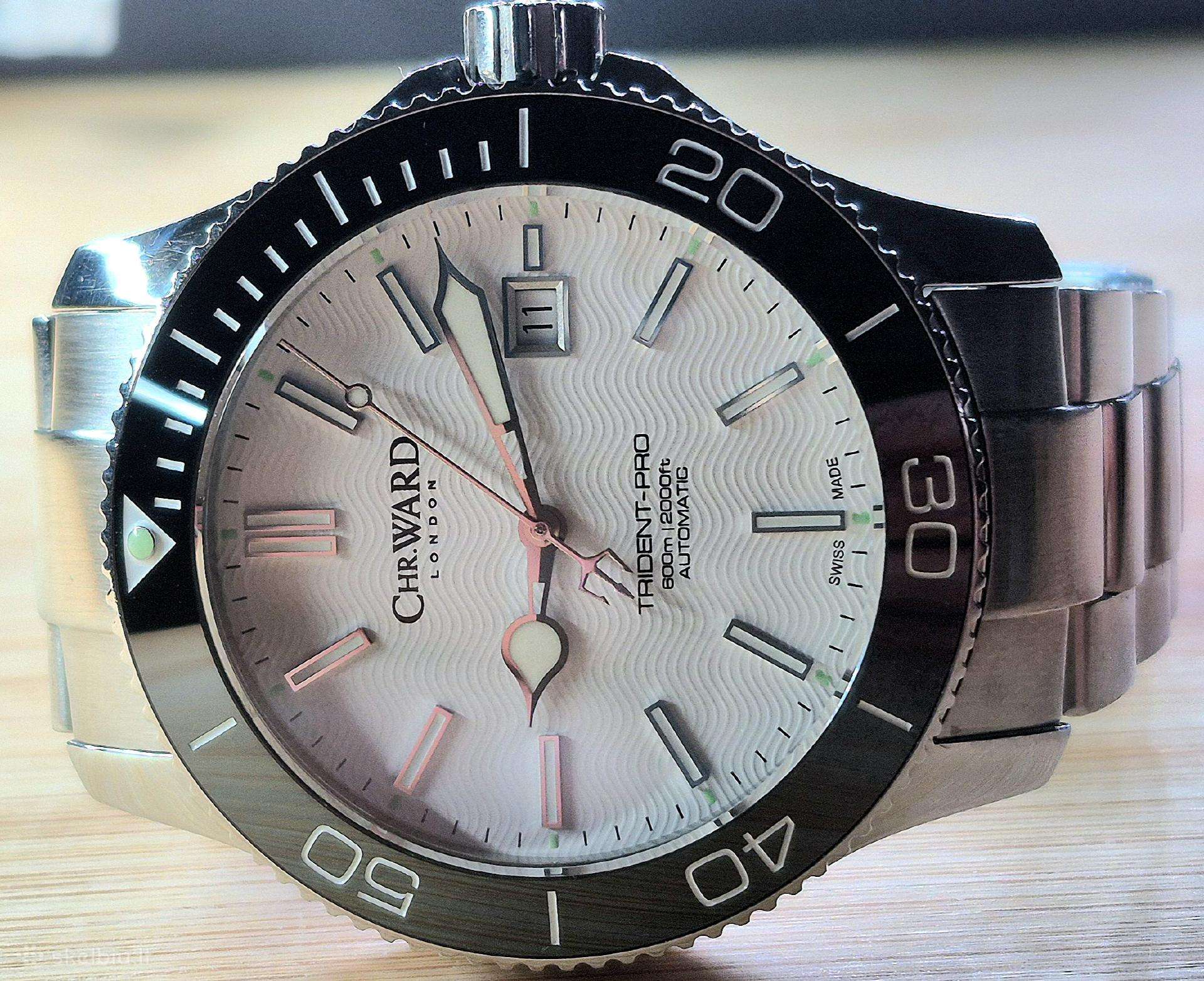 -Christopher Ward Trident pro 600m. 43mm.keramika