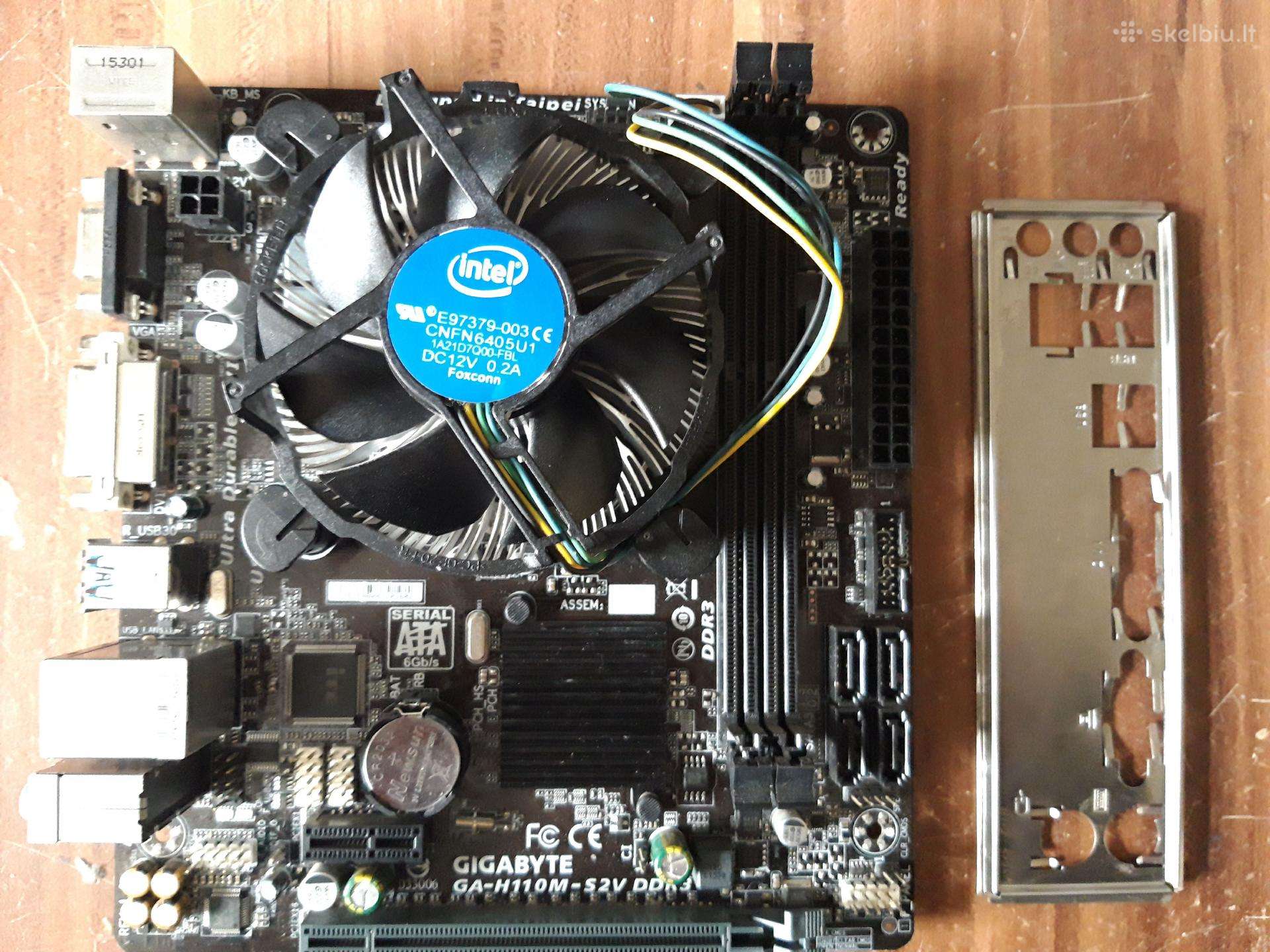 Gigabyte Ga-h110m-s2v Ddr3 su cpu