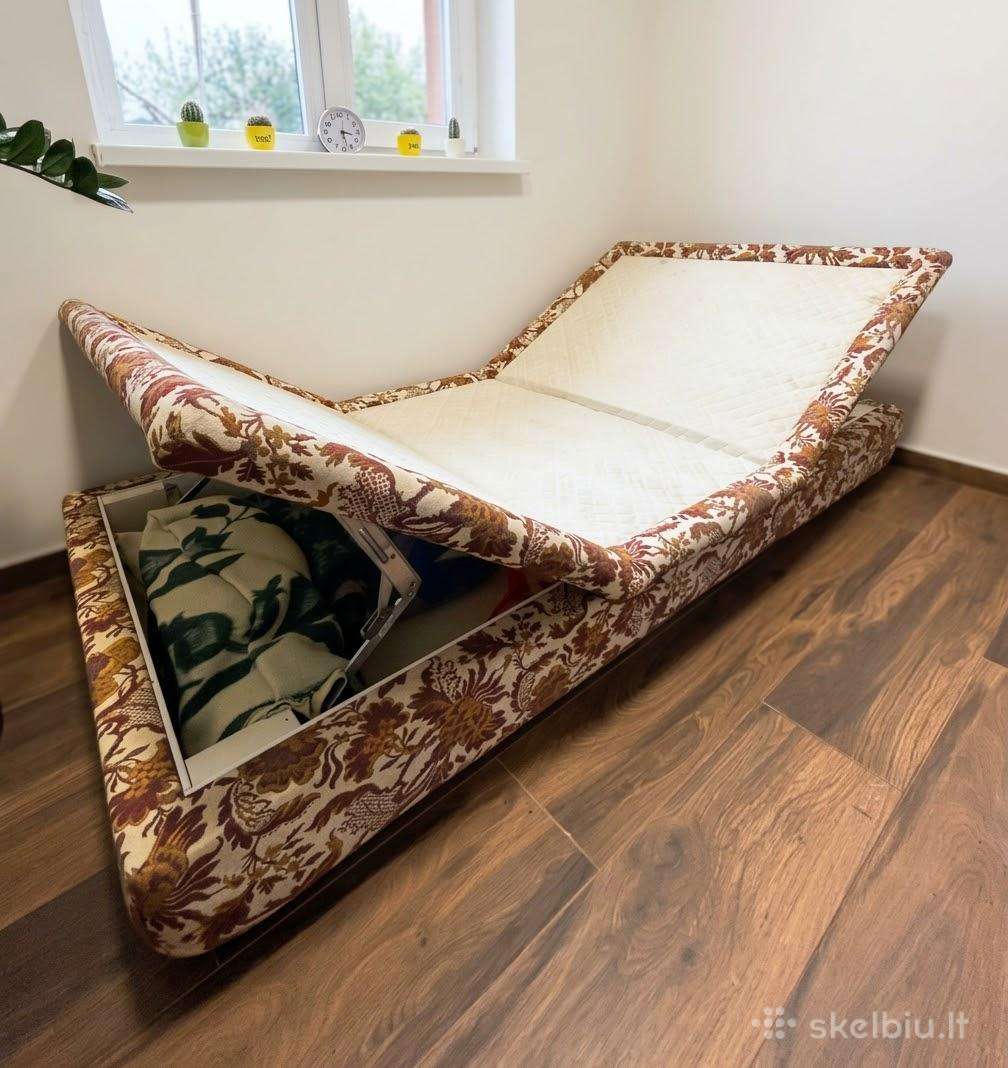 Dovanojama! Praktiška viengulė lova / 105*225cm