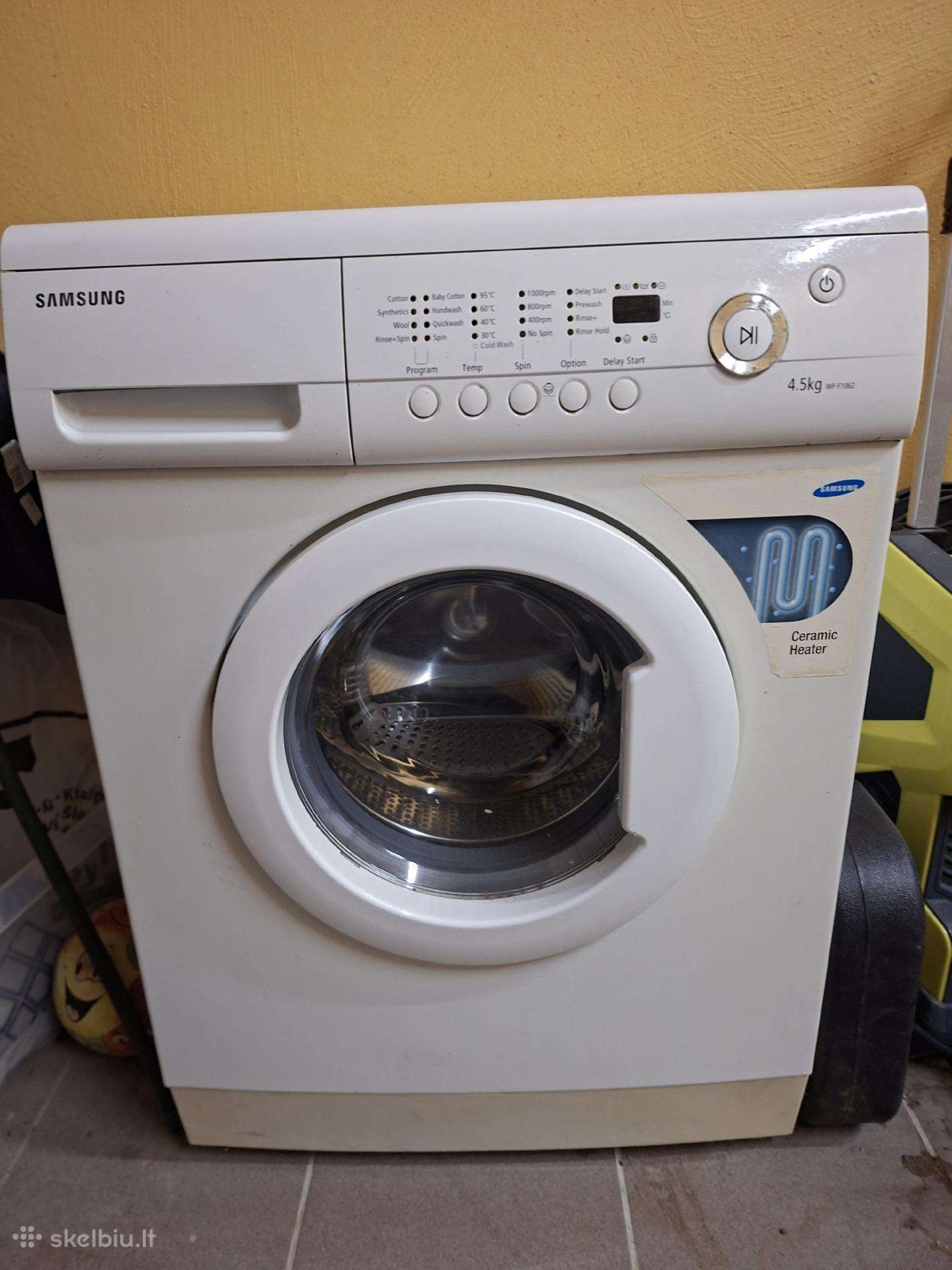 Skalbimo mašina Samsung Wf-f1062, 4,5 kg