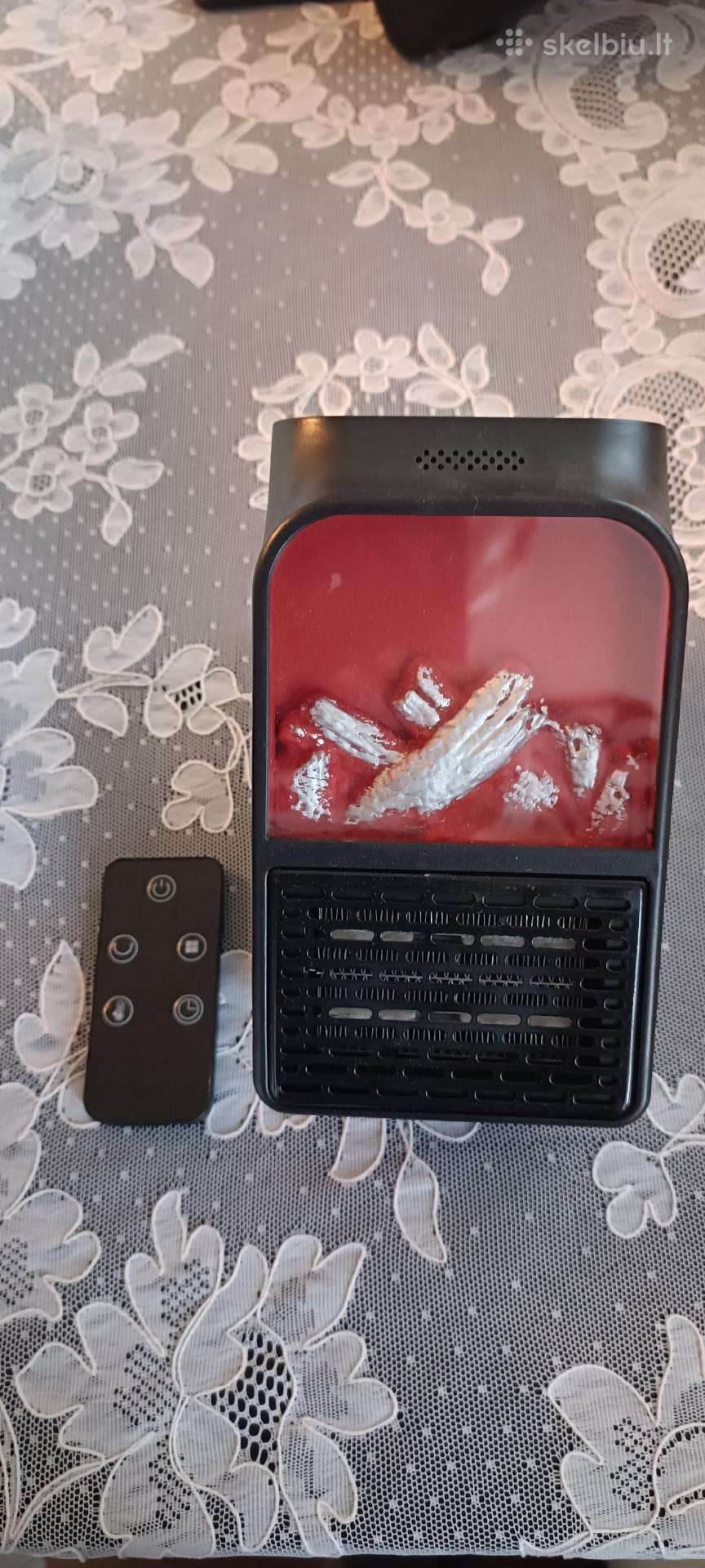 Mini elektrinis šildytuvas–židinys