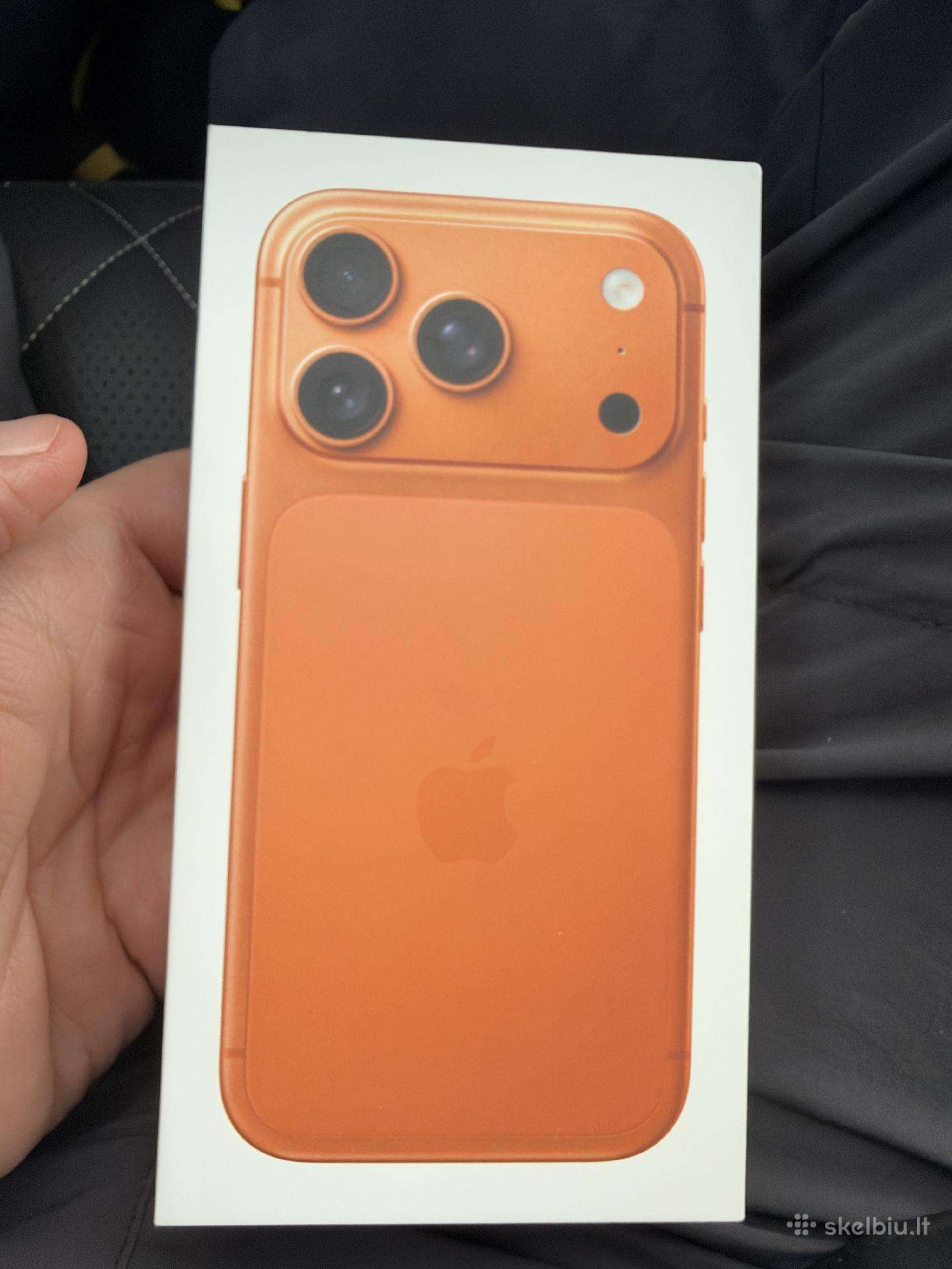 iPhone 17 256 GB pro orange pilnas komplektas
