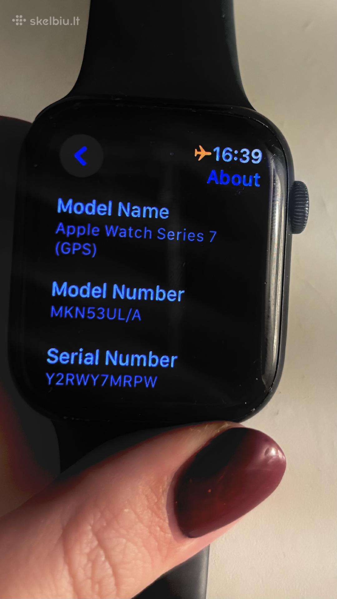 Parduodamas Apple Watch Series 7 41mm
