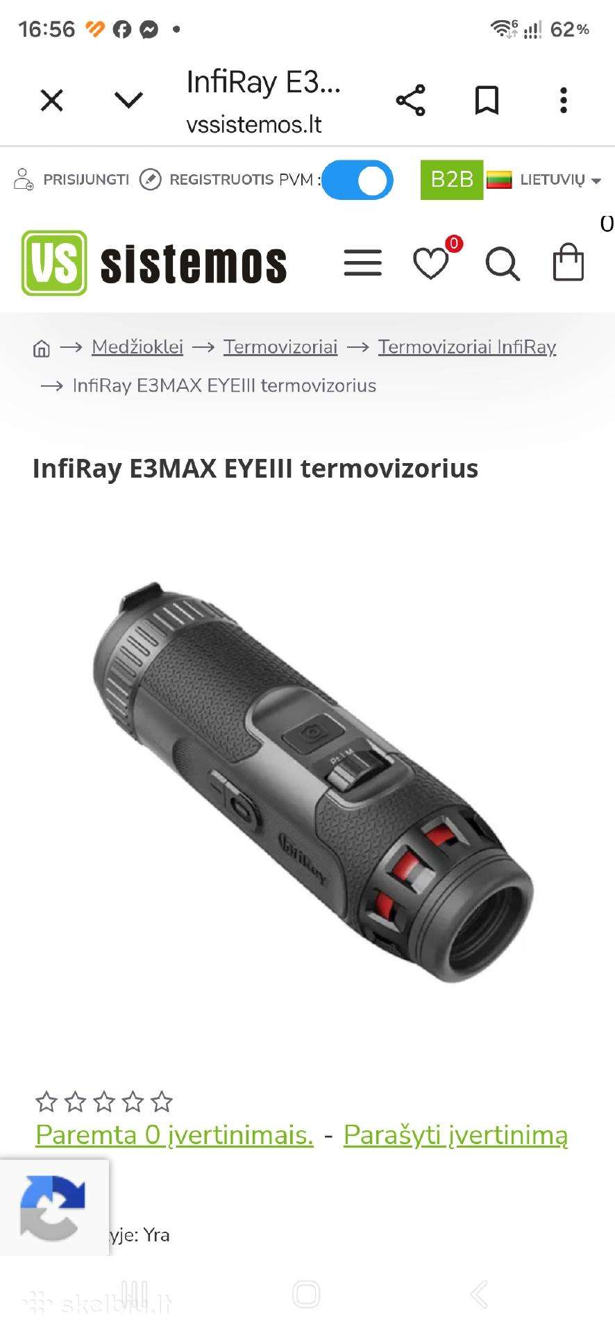 Termovizorius Infiray E3max