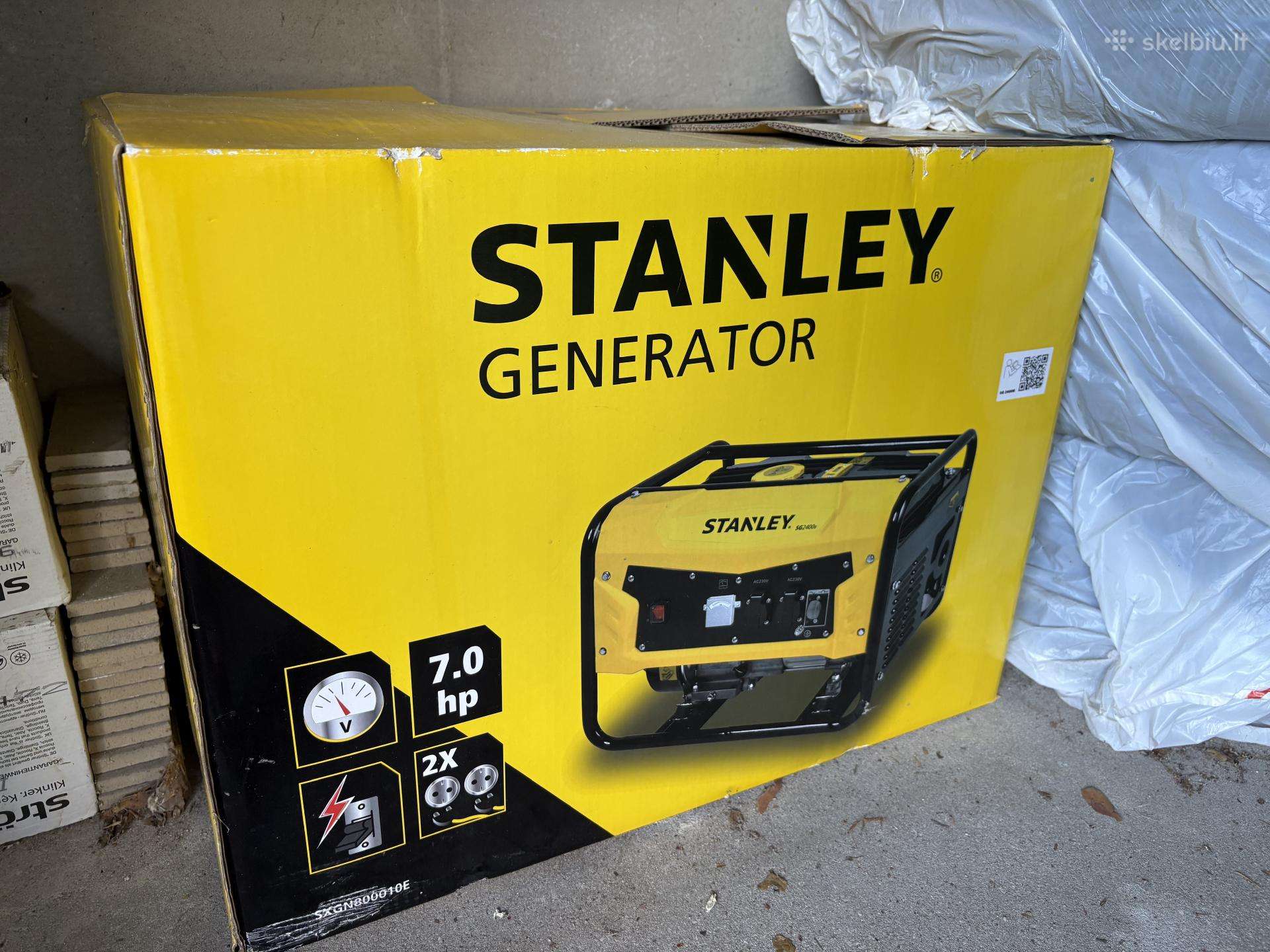 Generatorius benzininis Stanley Sg 2400, 2100 W