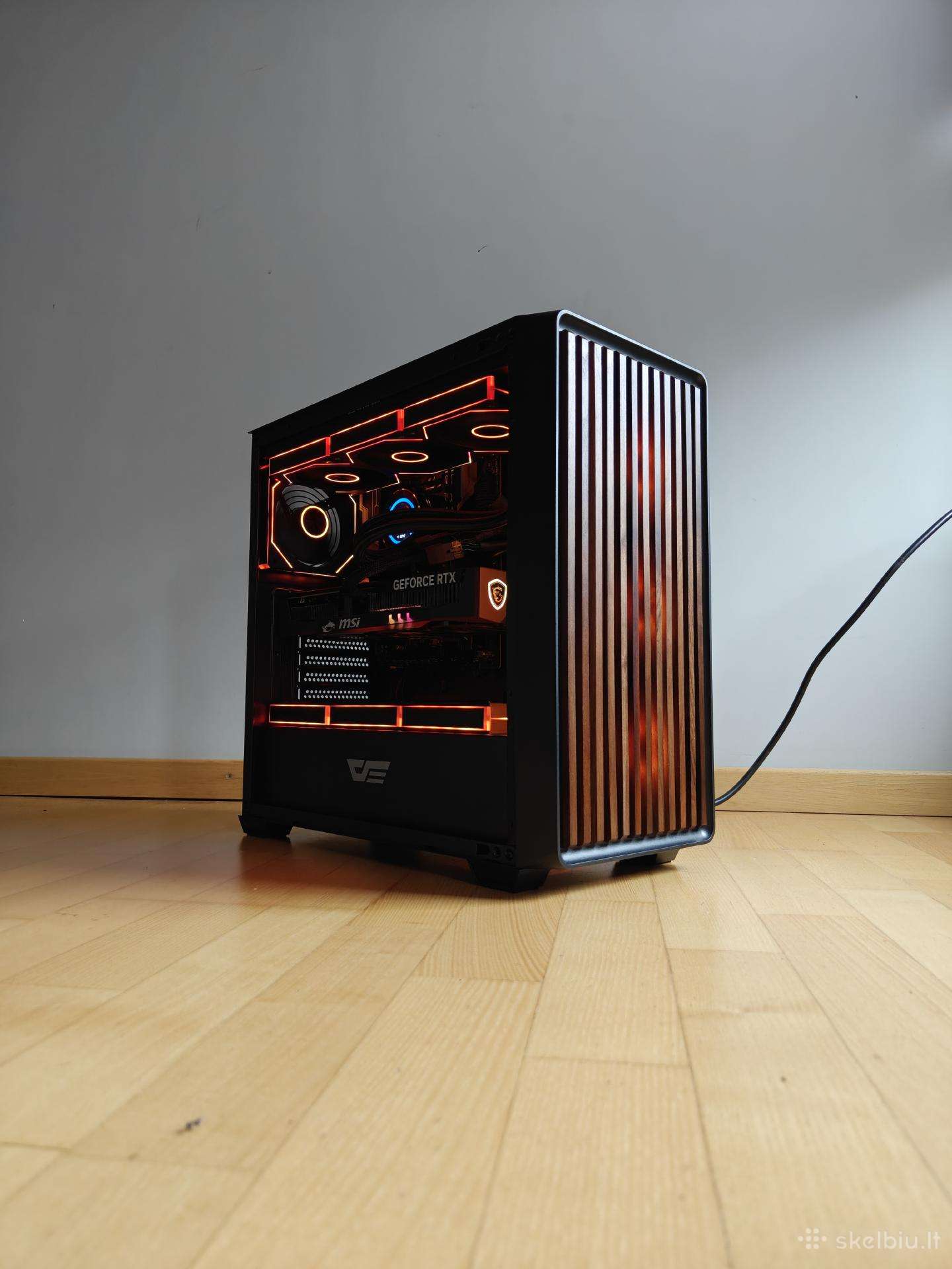 Žaidimų Pc Rtx 5070, Ryzen 7800x3d, Ddr5 32gb