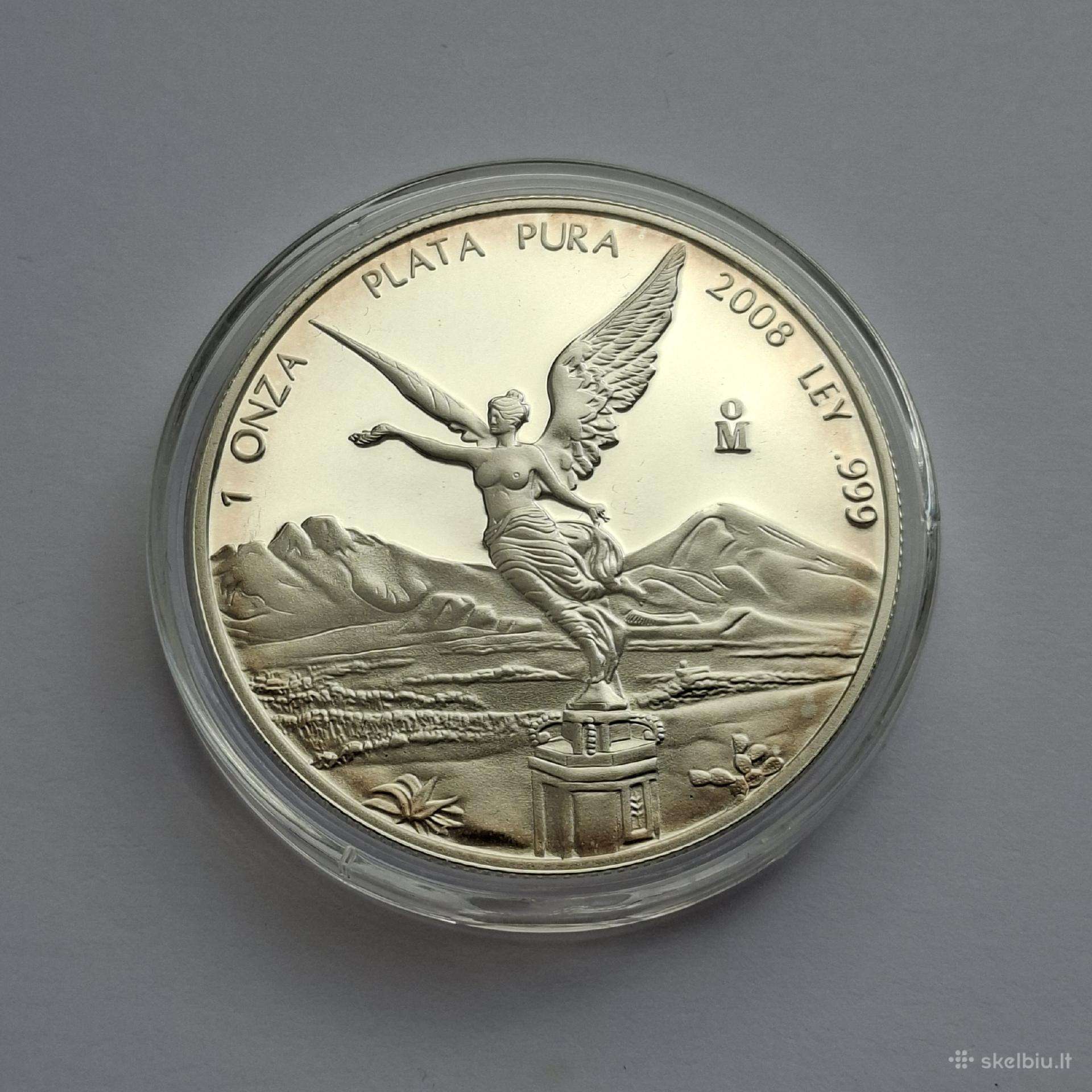 Meksikos Libertad, 1oz 999 sidabras.
