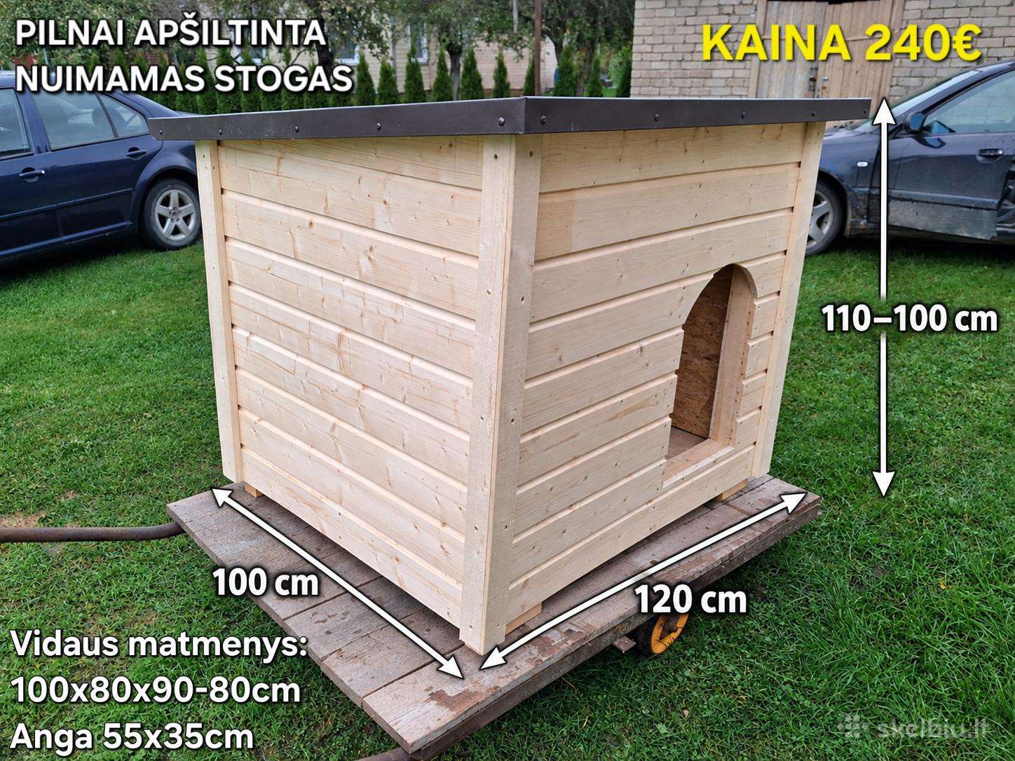 Naujas Papildymas! Šuns būda, šuns būdos