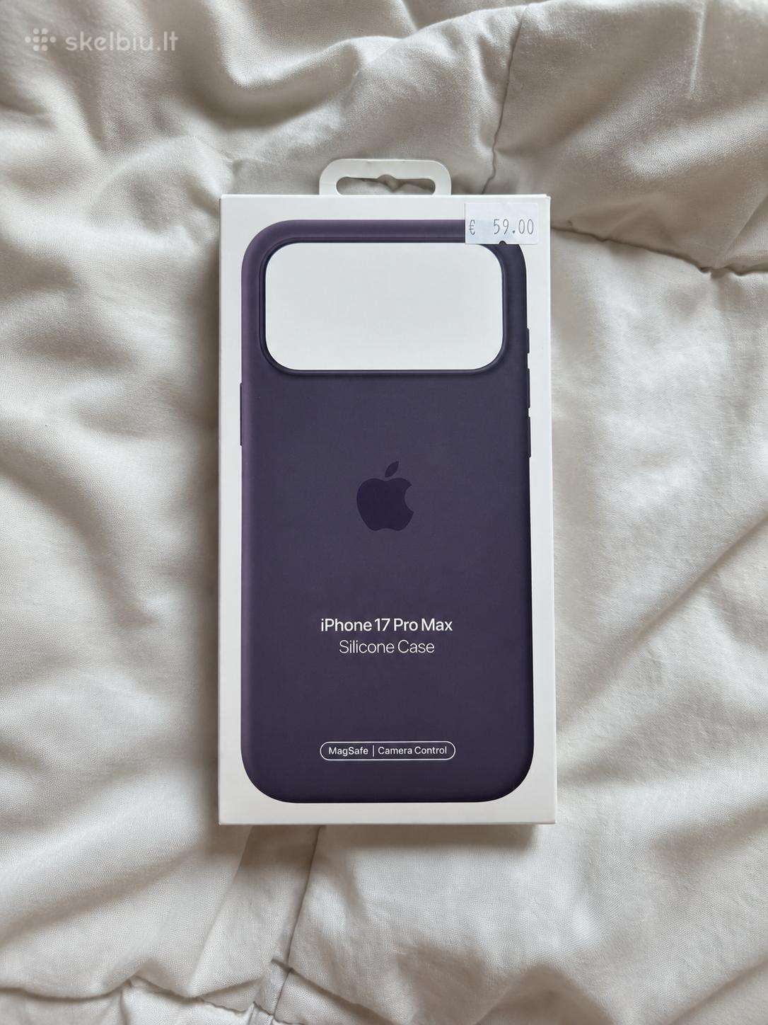 Apple dėklas iPhone 17 Pro Max – violetinis