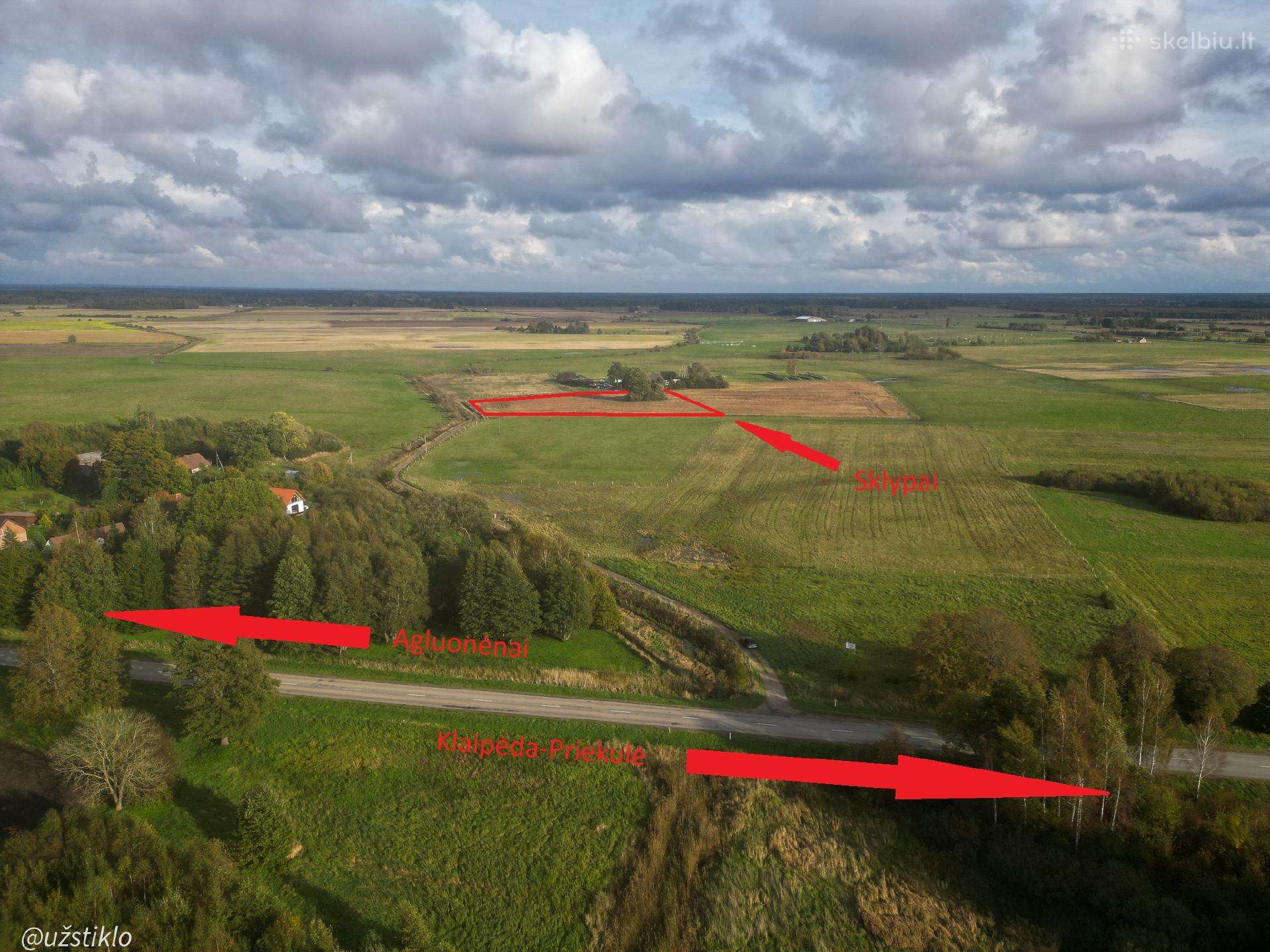 1,12 Ha namų valdos sklypas netoli Klaipėdos!