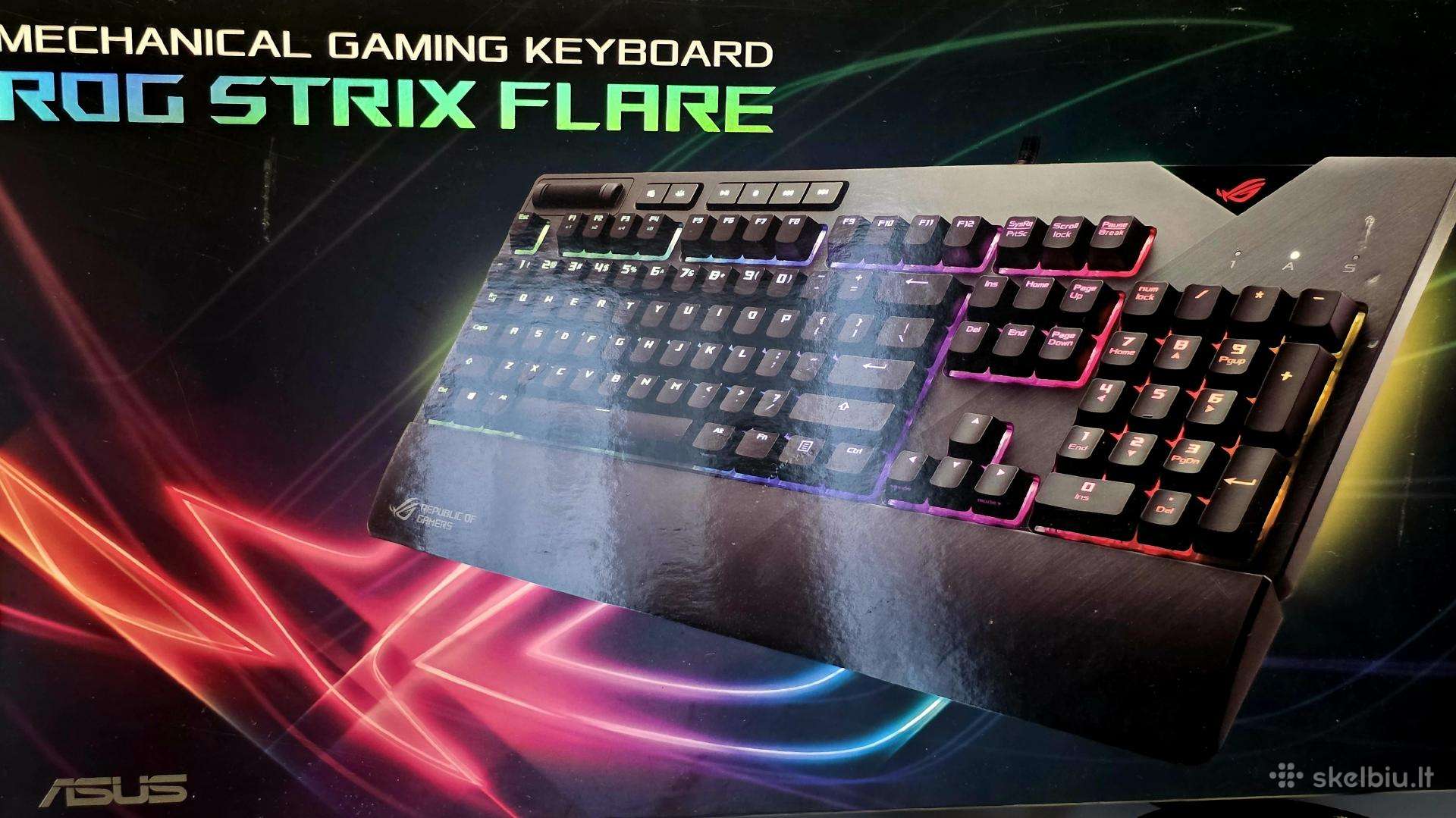 Asus Rog Strix Flare mechaninė klaviatūra