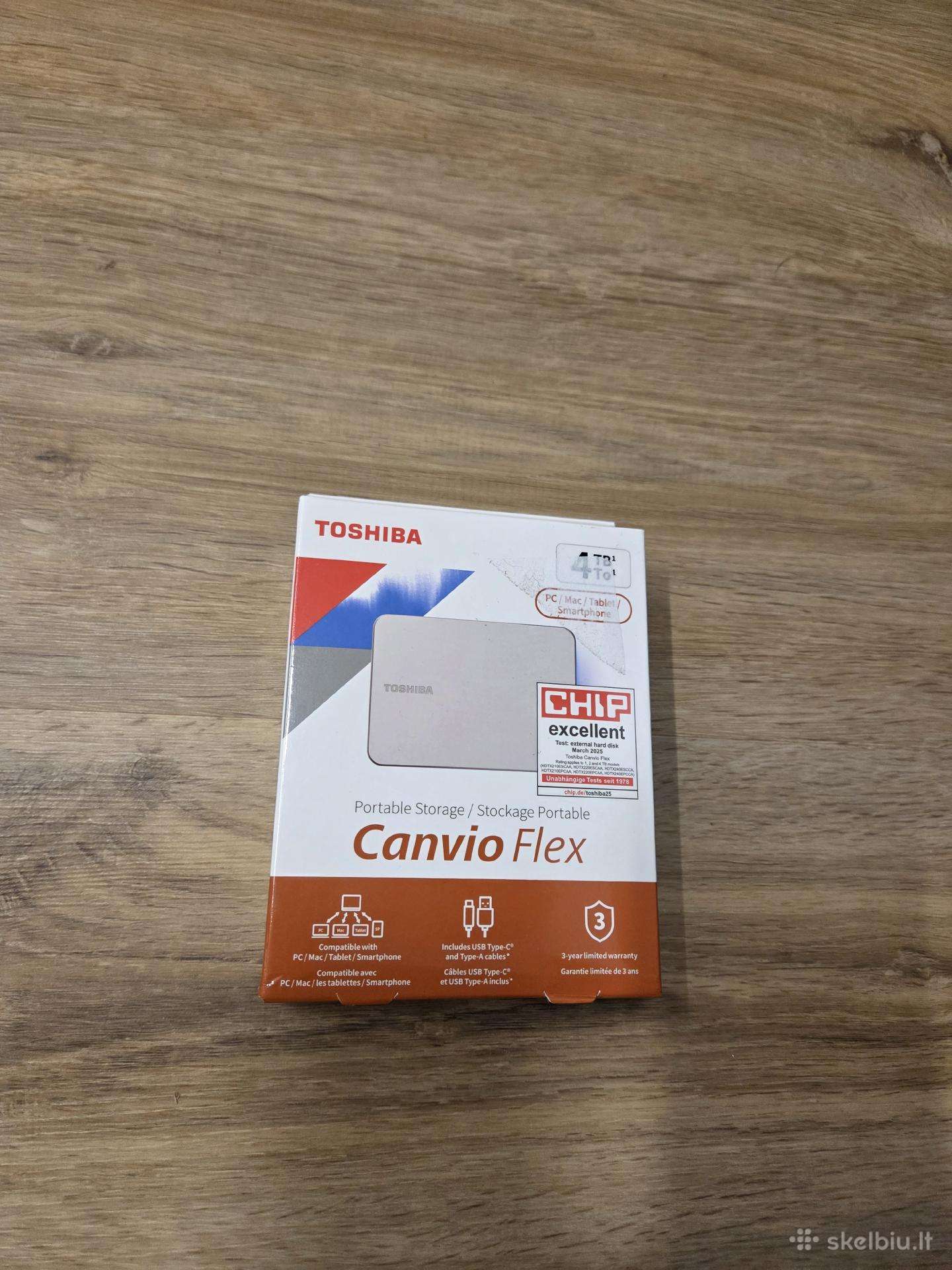 Toshiba Canvio Flex 4tb Išorinis diskas