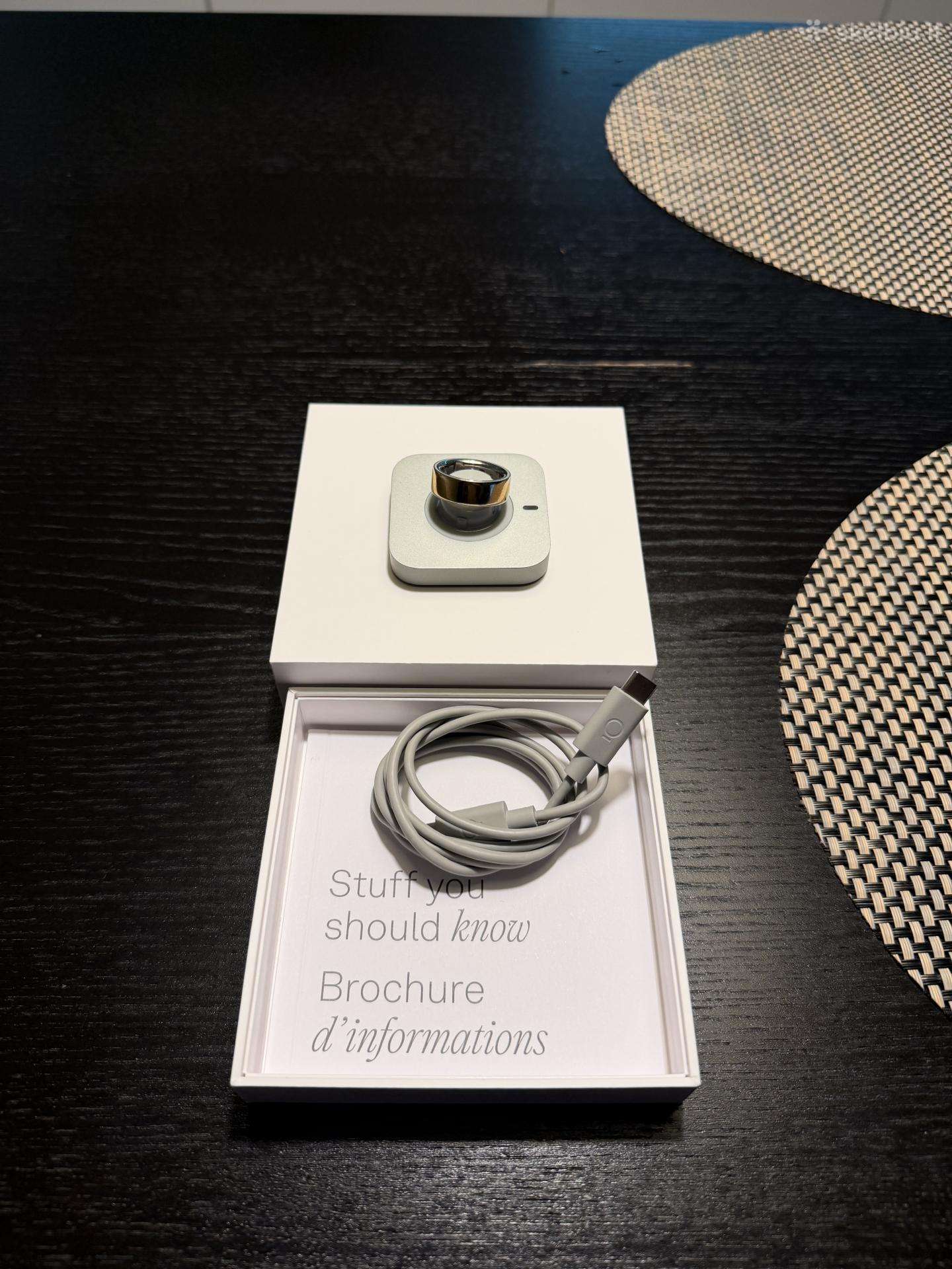 Oura ring 4. 9 dydis. Rose gold