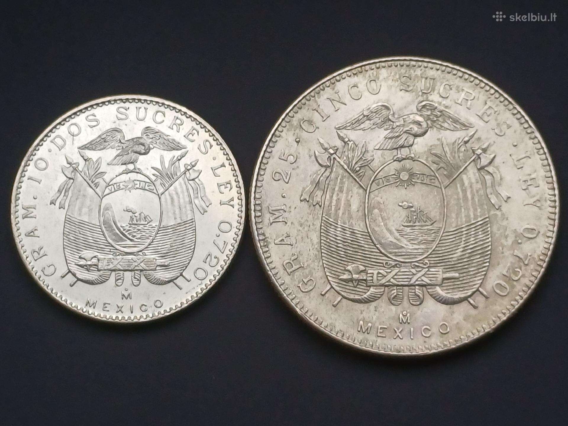 Ekvadoras 1944m. sidabras