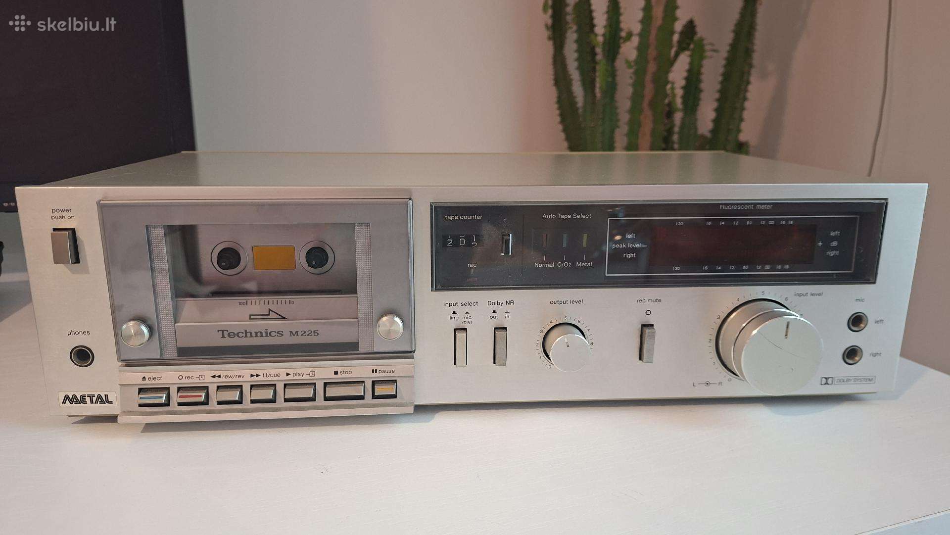 Kasetinė deka Technics RS M225