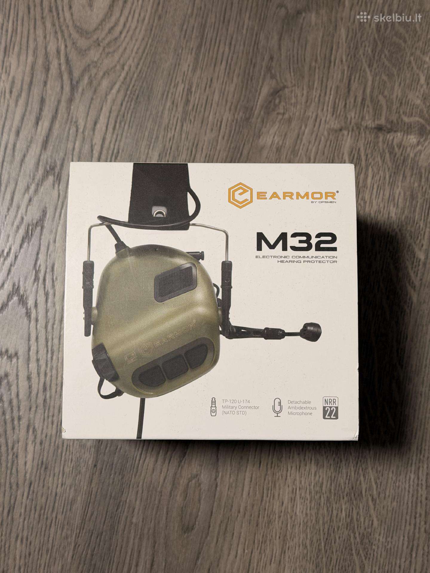 Earmor M32 aktyvios ausinės