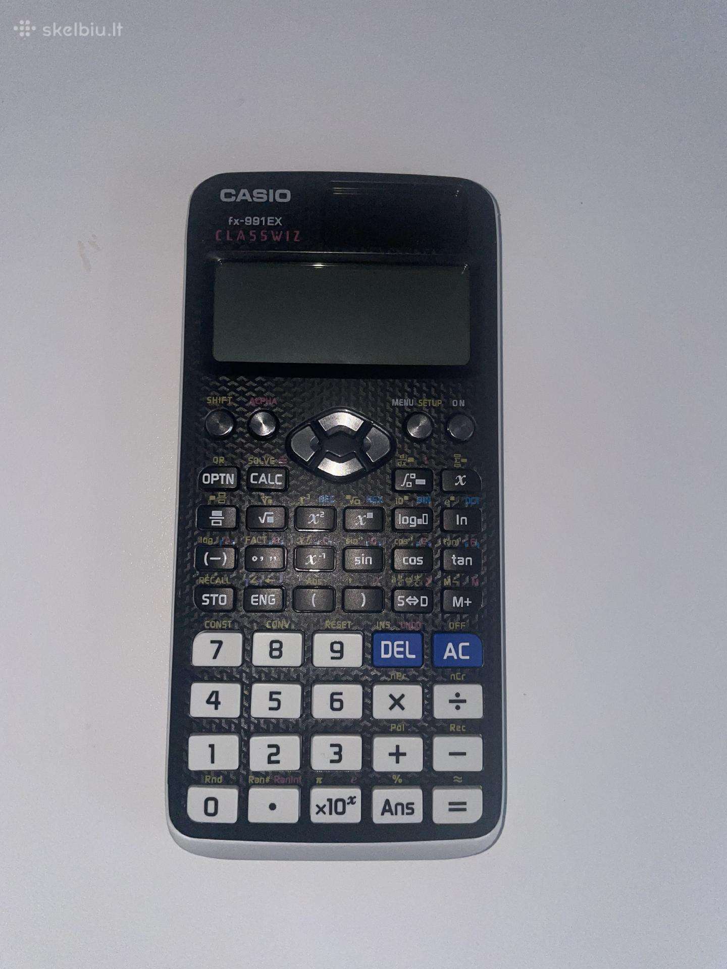 Casio fx-991ex skaičiuotuvas