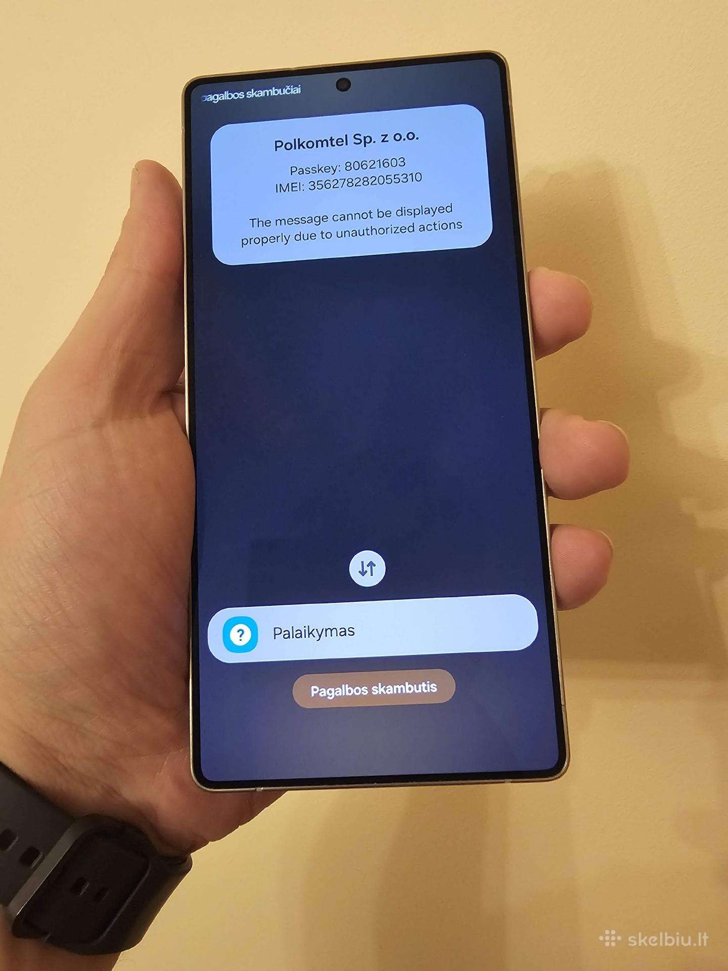 Samsung S25 ultra 12gb/256gb g938b/DS užrakintas